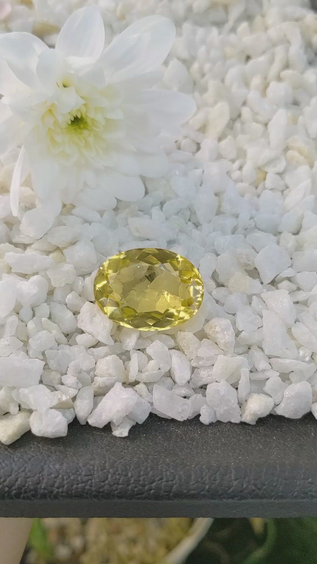 25.87 Ct. Citrine from Brazil Size Video
