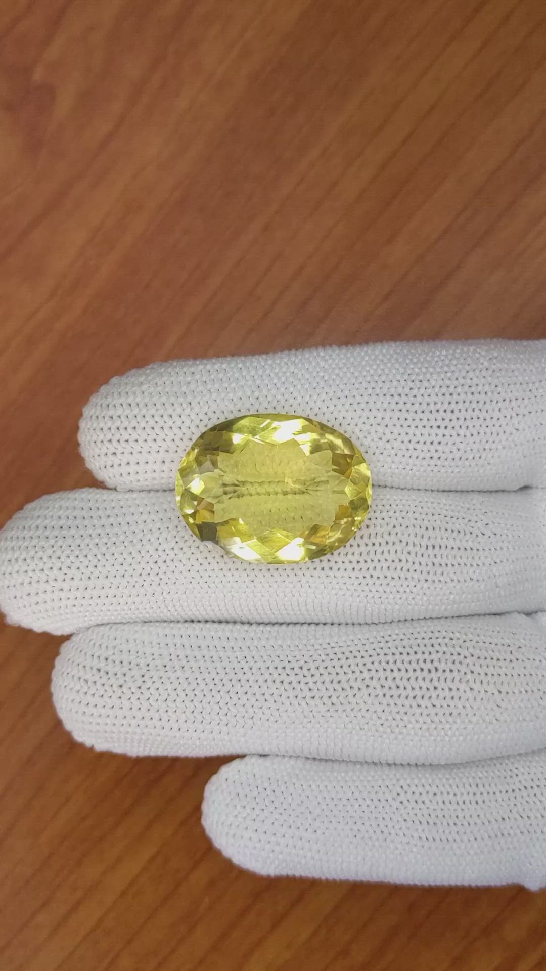 24.36 Ct. Citrine from Brazil Size Video