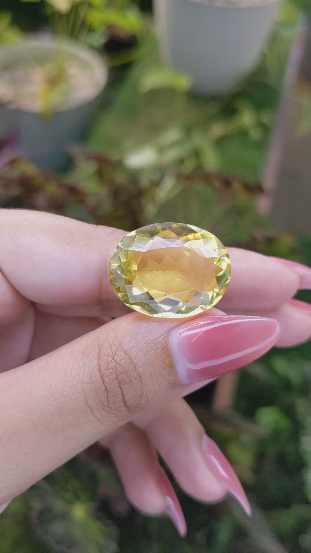 24.36 Ct. Citrine from Brazil Size Video
