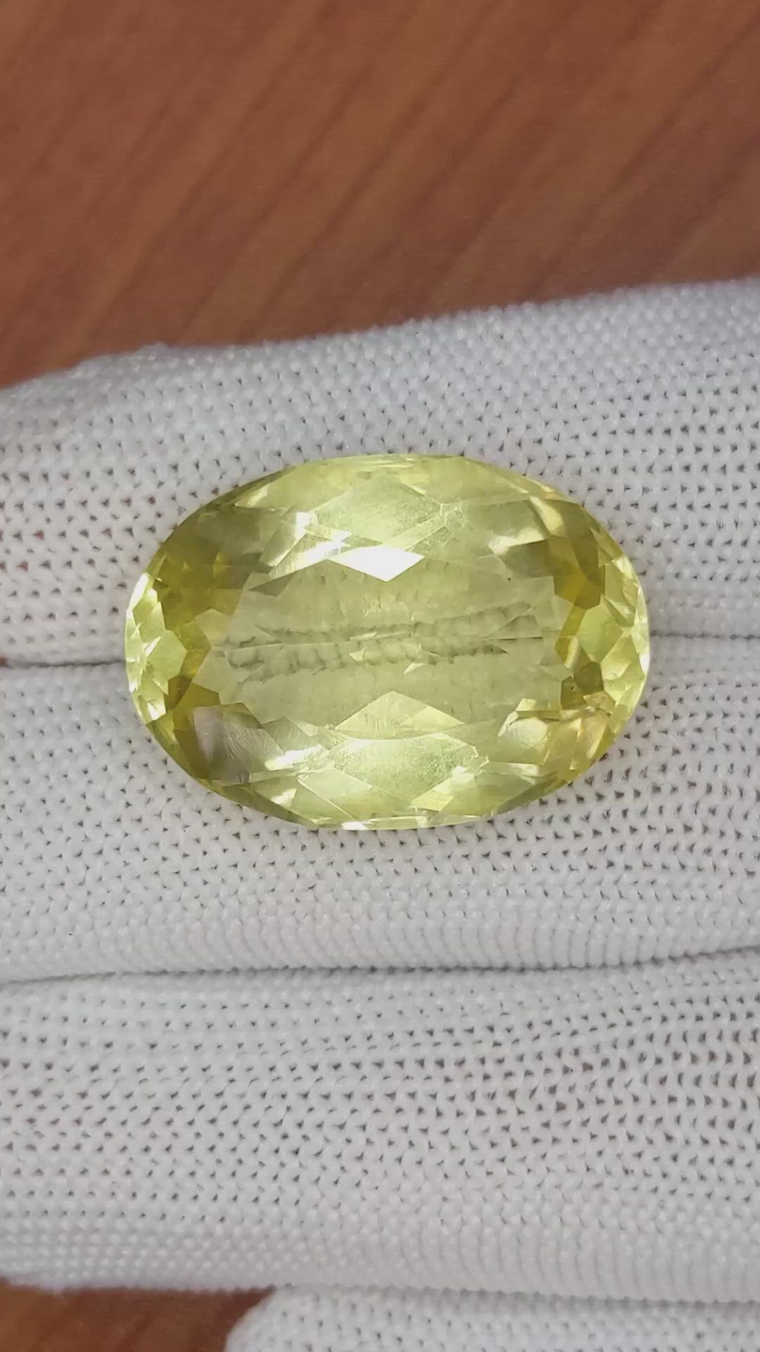 31.39 Ct. Quartz from Brazil Size Video