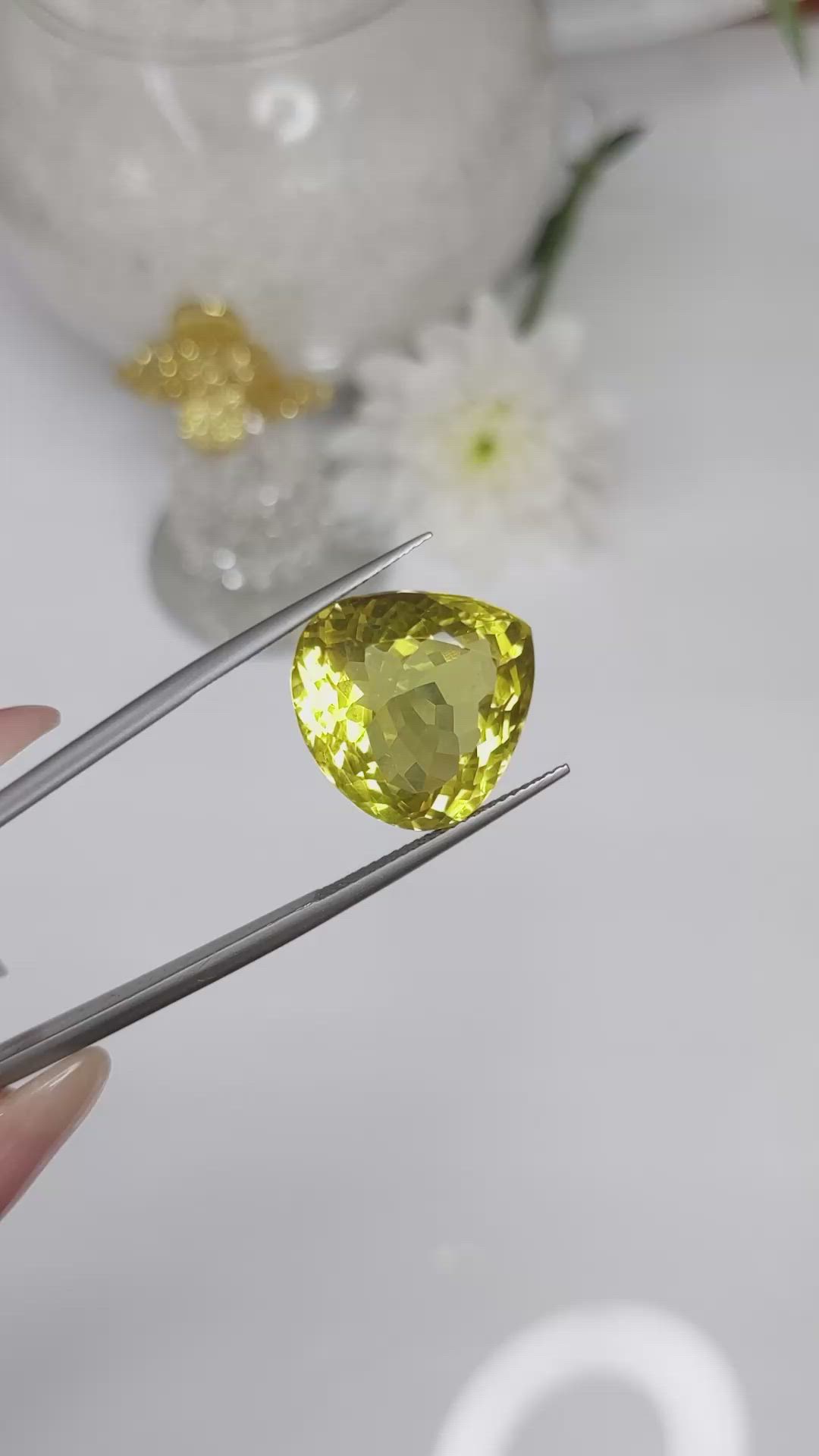 19.13 Ct. Quartz from Brazil Size Video