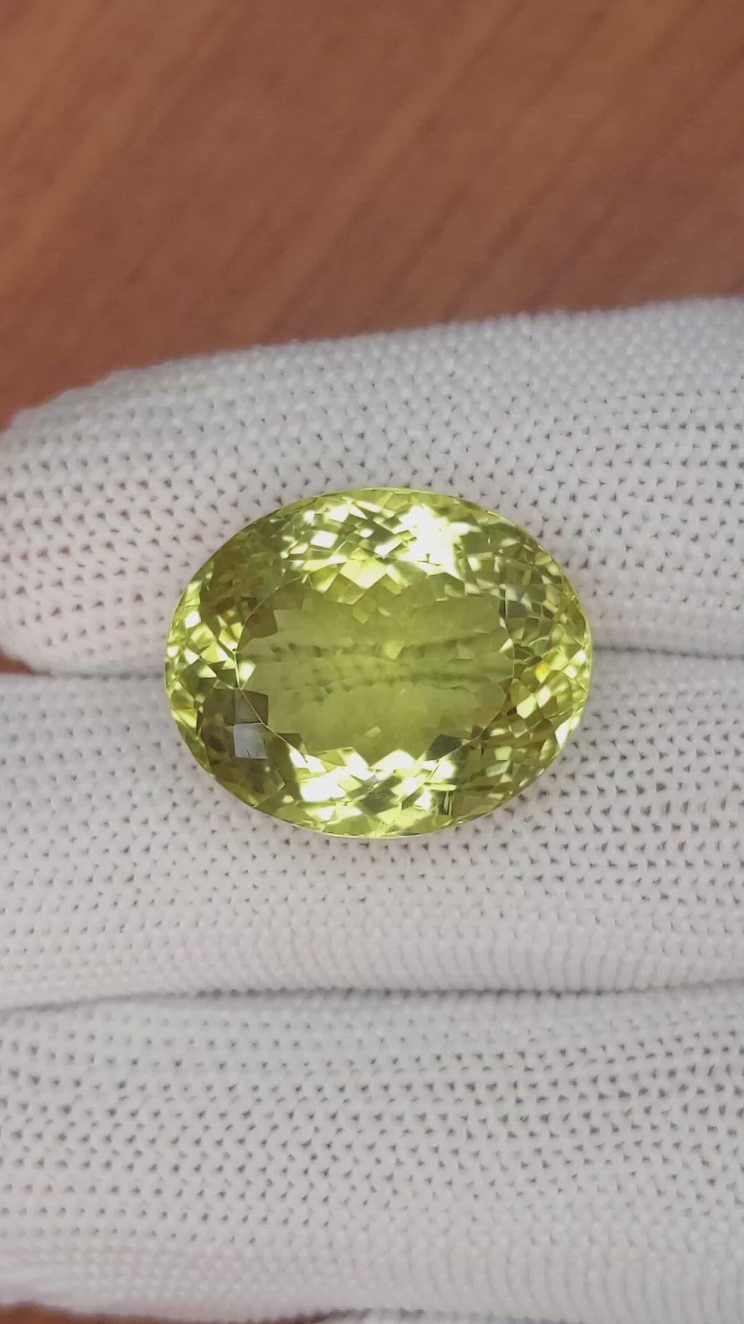 27.49 Ct. Topaz from Brazil Size Video