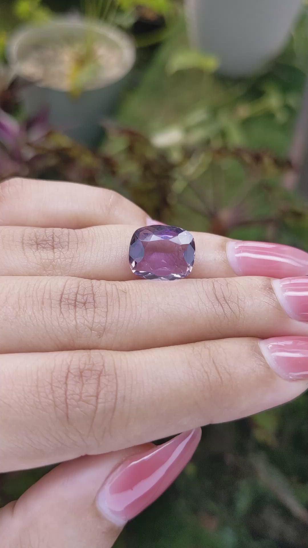 5.25 Ct. Ametrine from Ceylon (Sri Lanka) Size Video