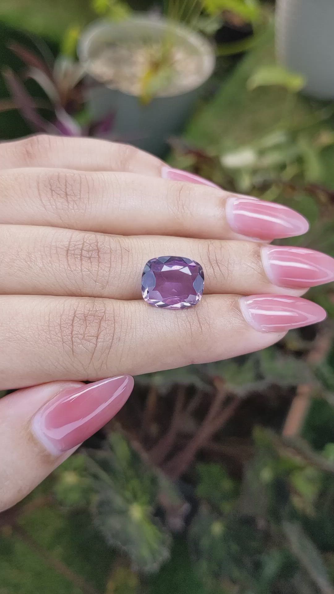 5.25 Ct. Ametrine from Ceylon (Sri Lanka) Size Video