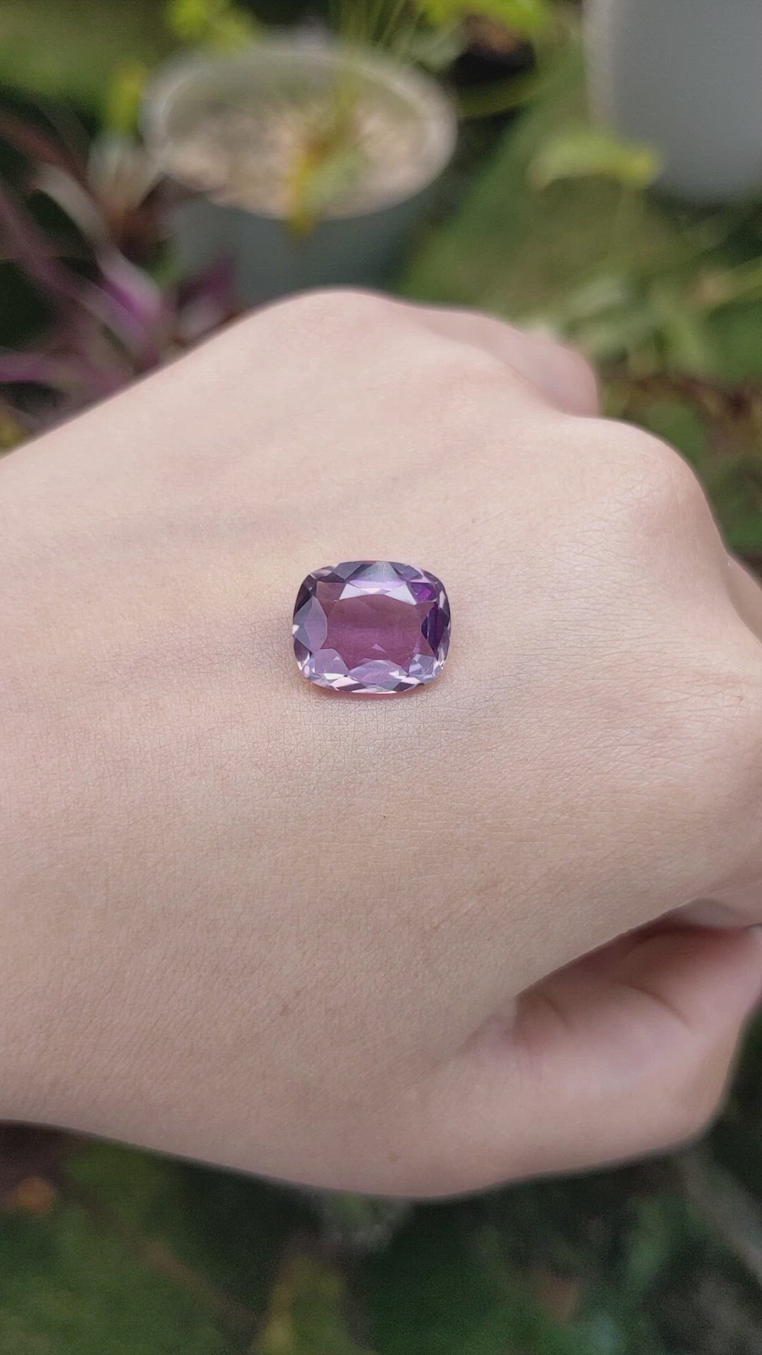 5.25 Ct. Ametrine from Ceylon (Sri Lanka) Size Video