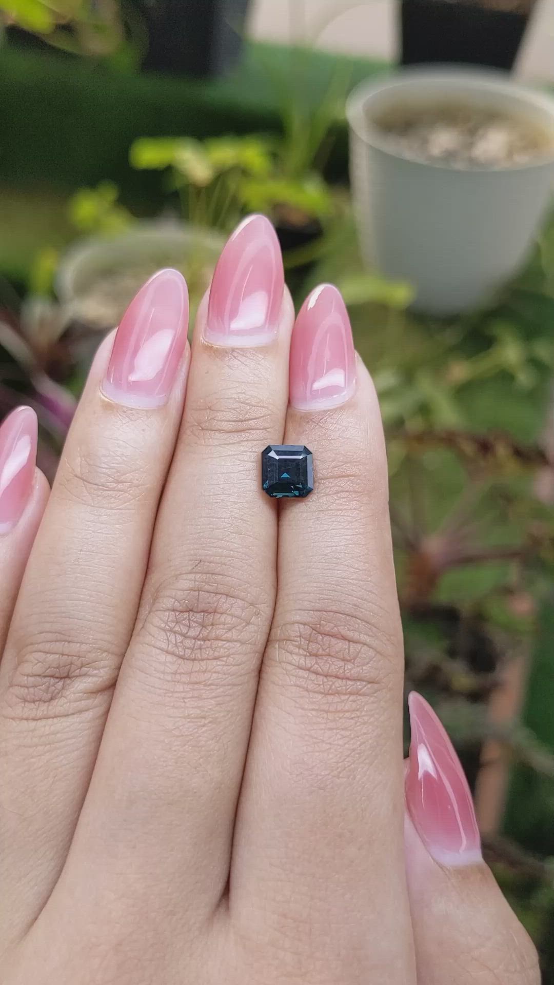 1.54 Ct. Spinel from Ceylon (Sri Lanka) Size Video