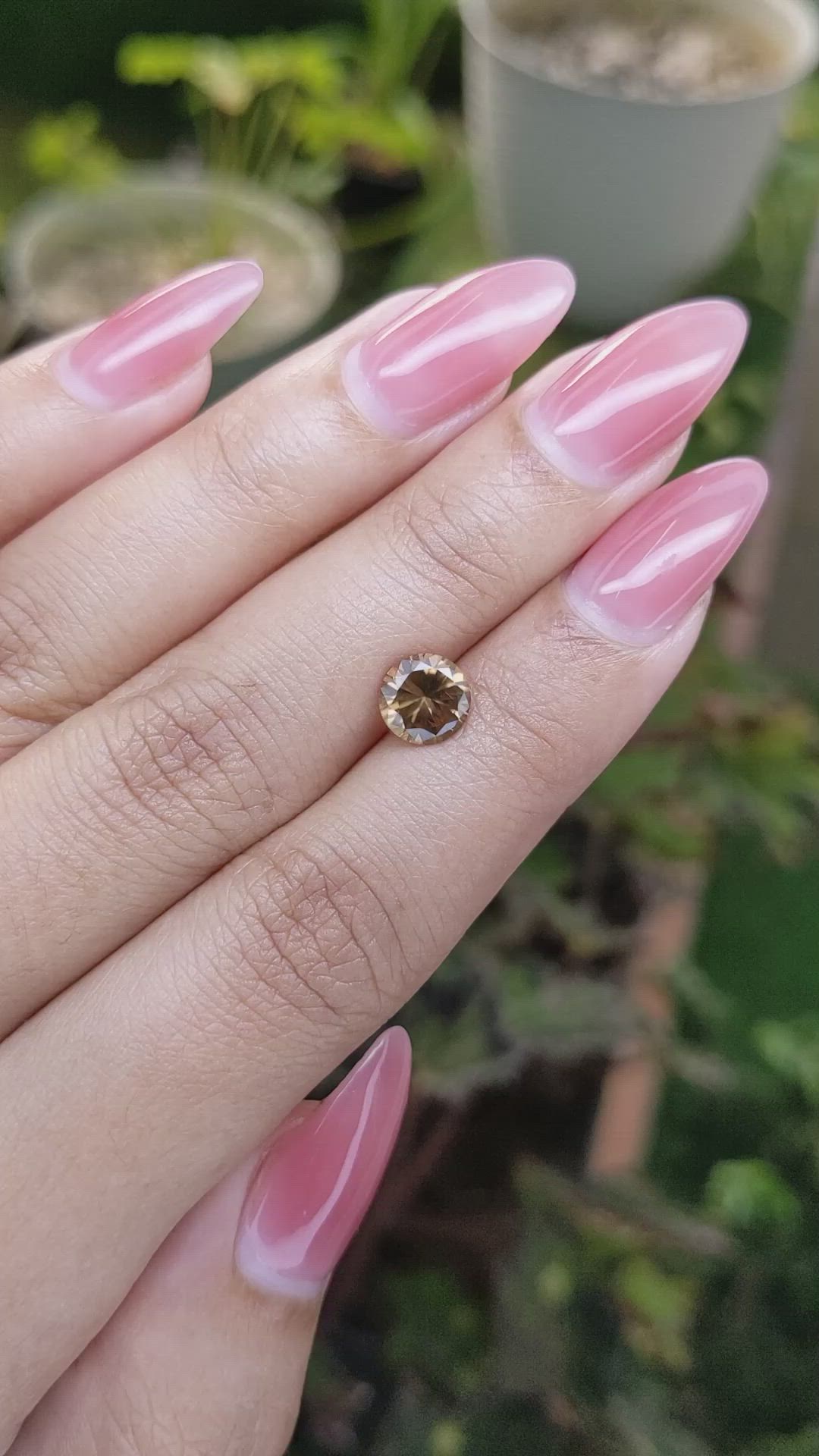 1.05 Ct. Zircon from Ceylon (Sri Lanka) Size Video