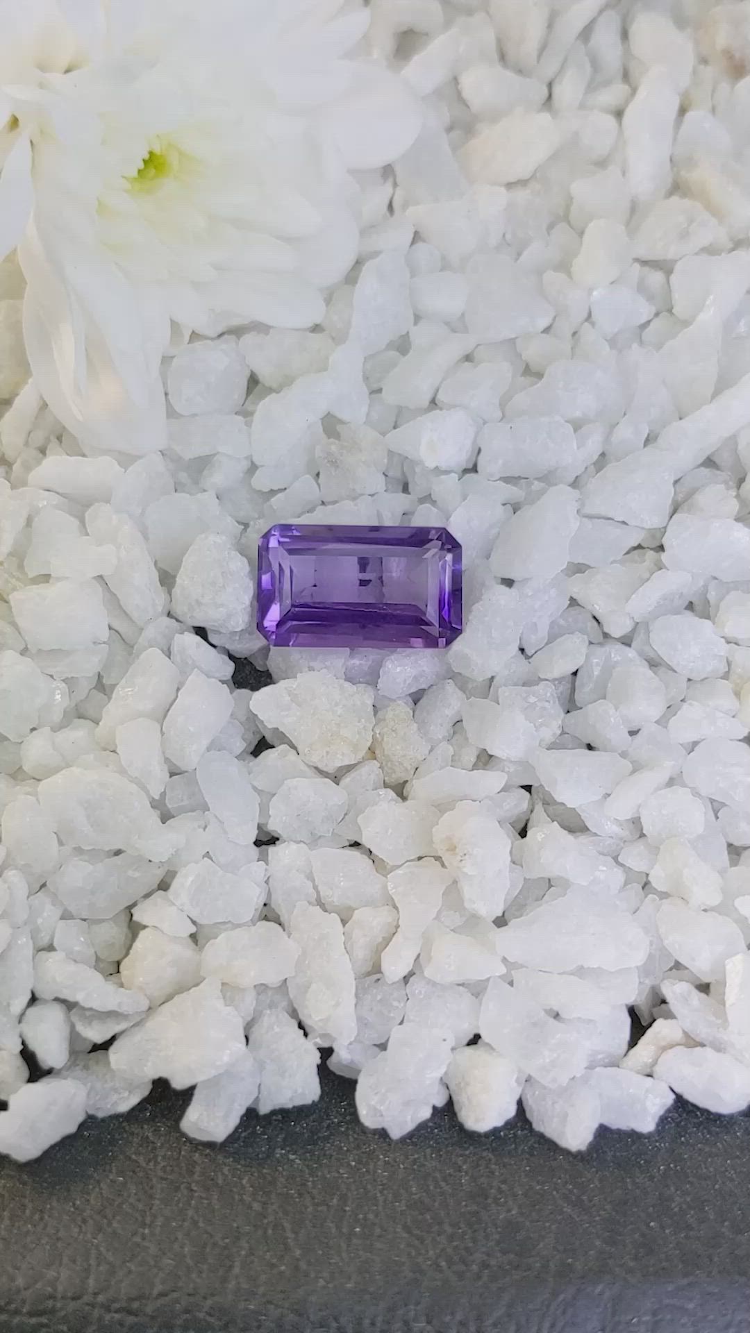 9.53 Ct. Amethyst from Brazil Size Video