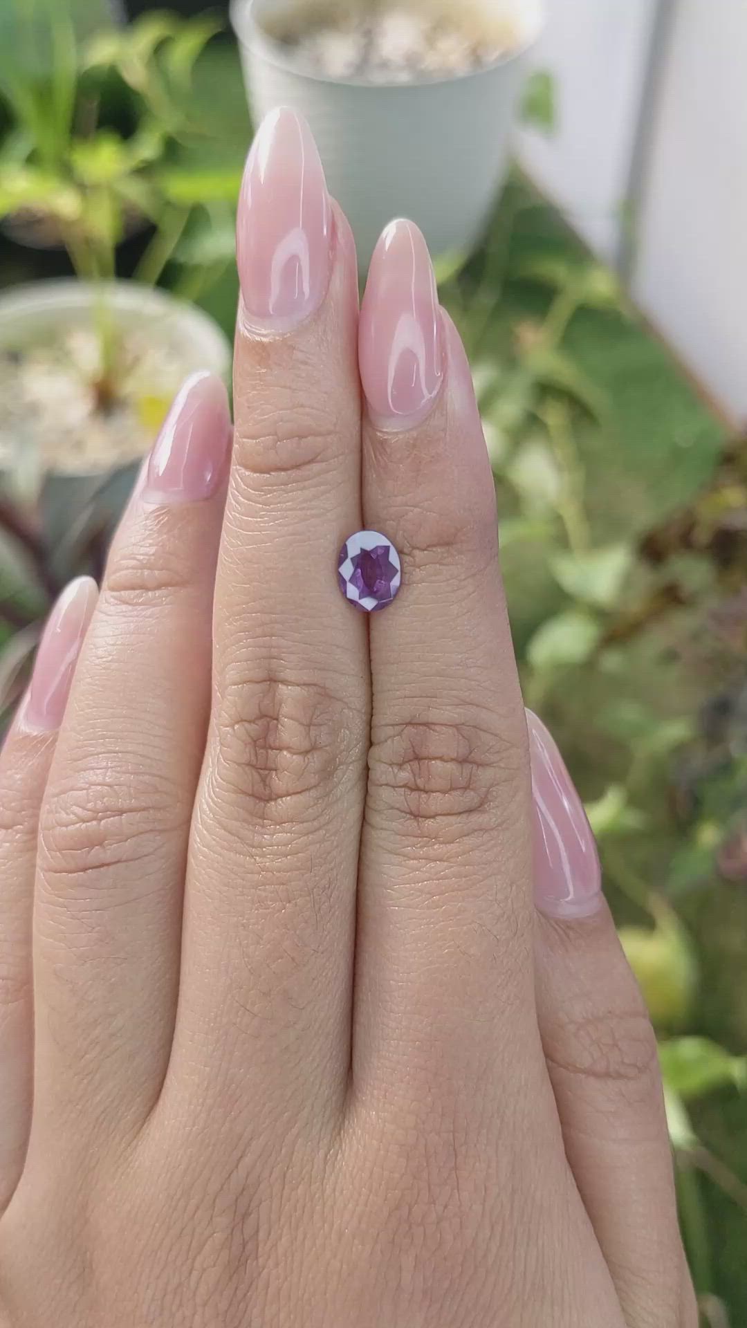 1.28 Ct. Spinel from Ceylon (Sri Lanka) Size Video