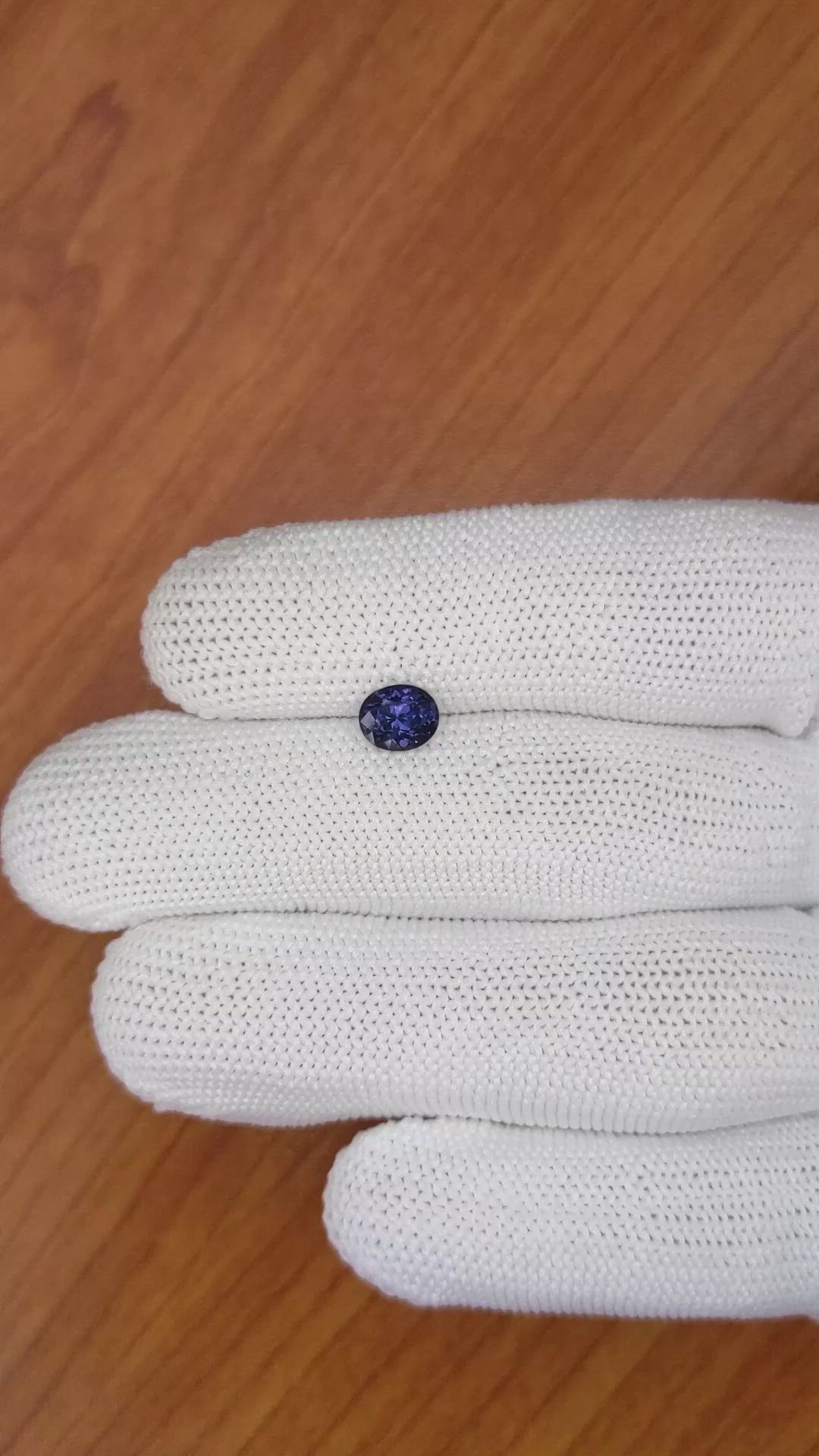 1.08 Ct. Spinel from Ceylon (Sri Lanka) Size Video