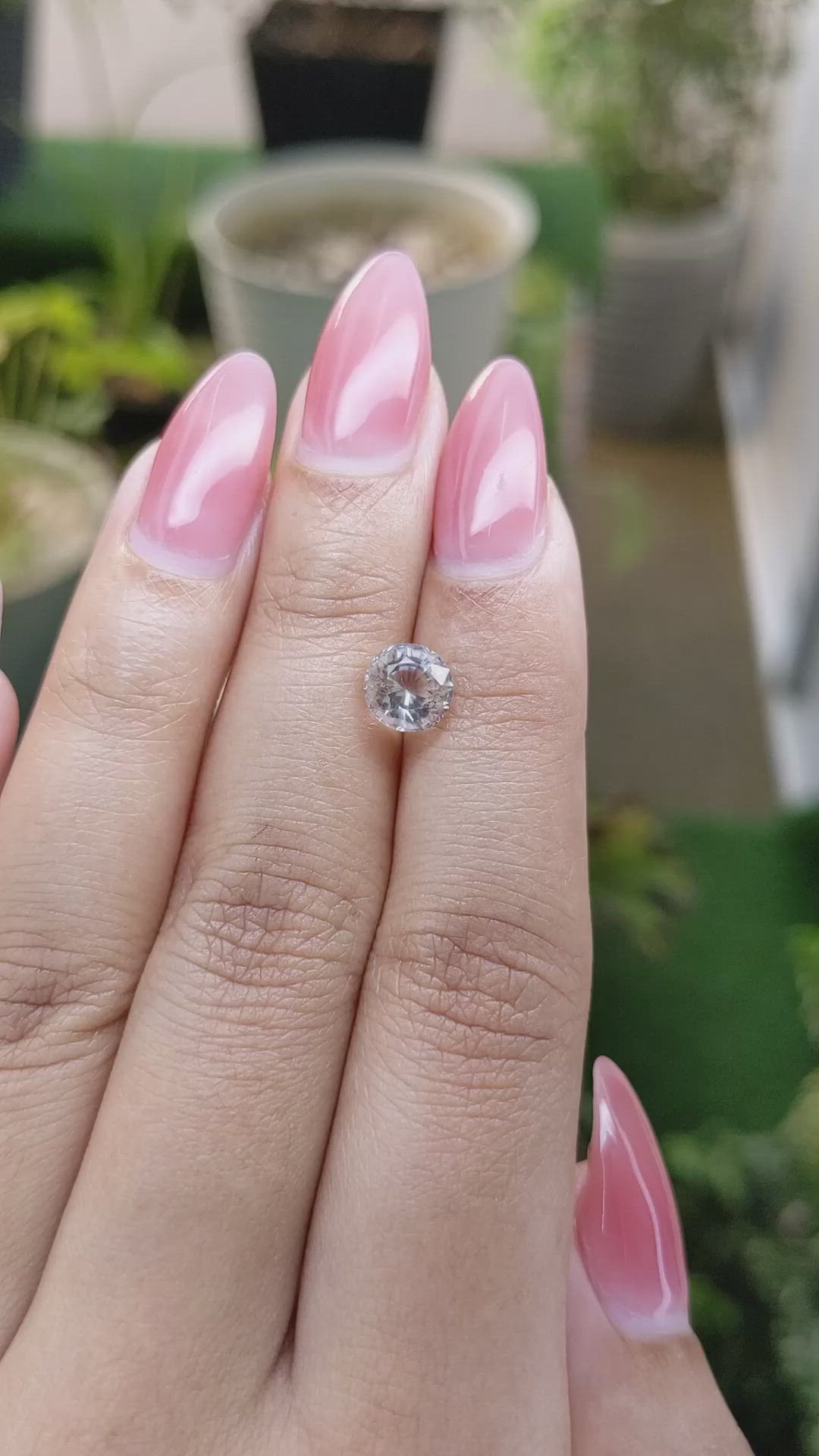 1.68 Ct. Topaz from Ceylon (Sri Lanka) Size Video