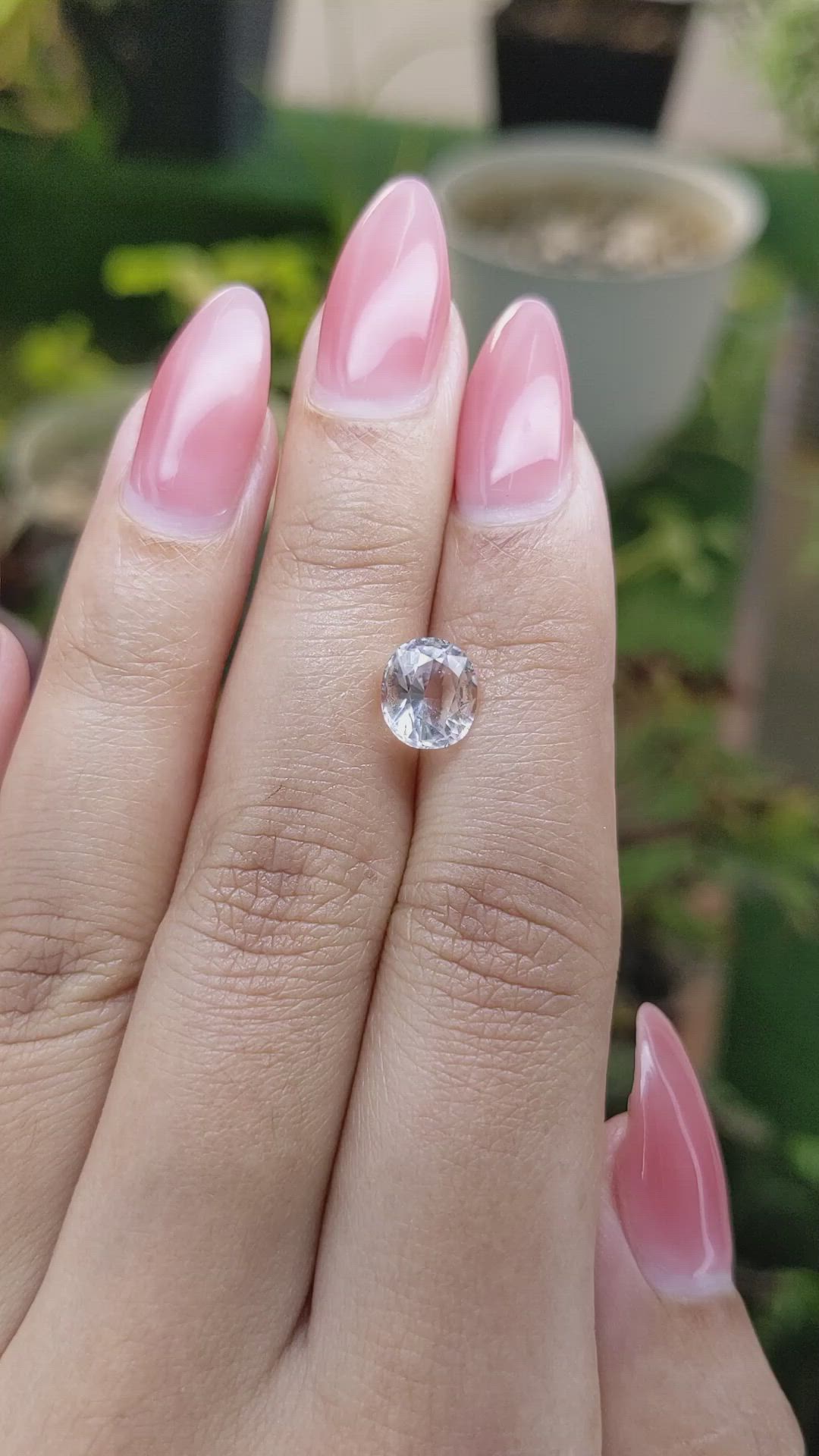 2.33 Ct. Topaz from Ceylon (Sri Lanka) Size Video