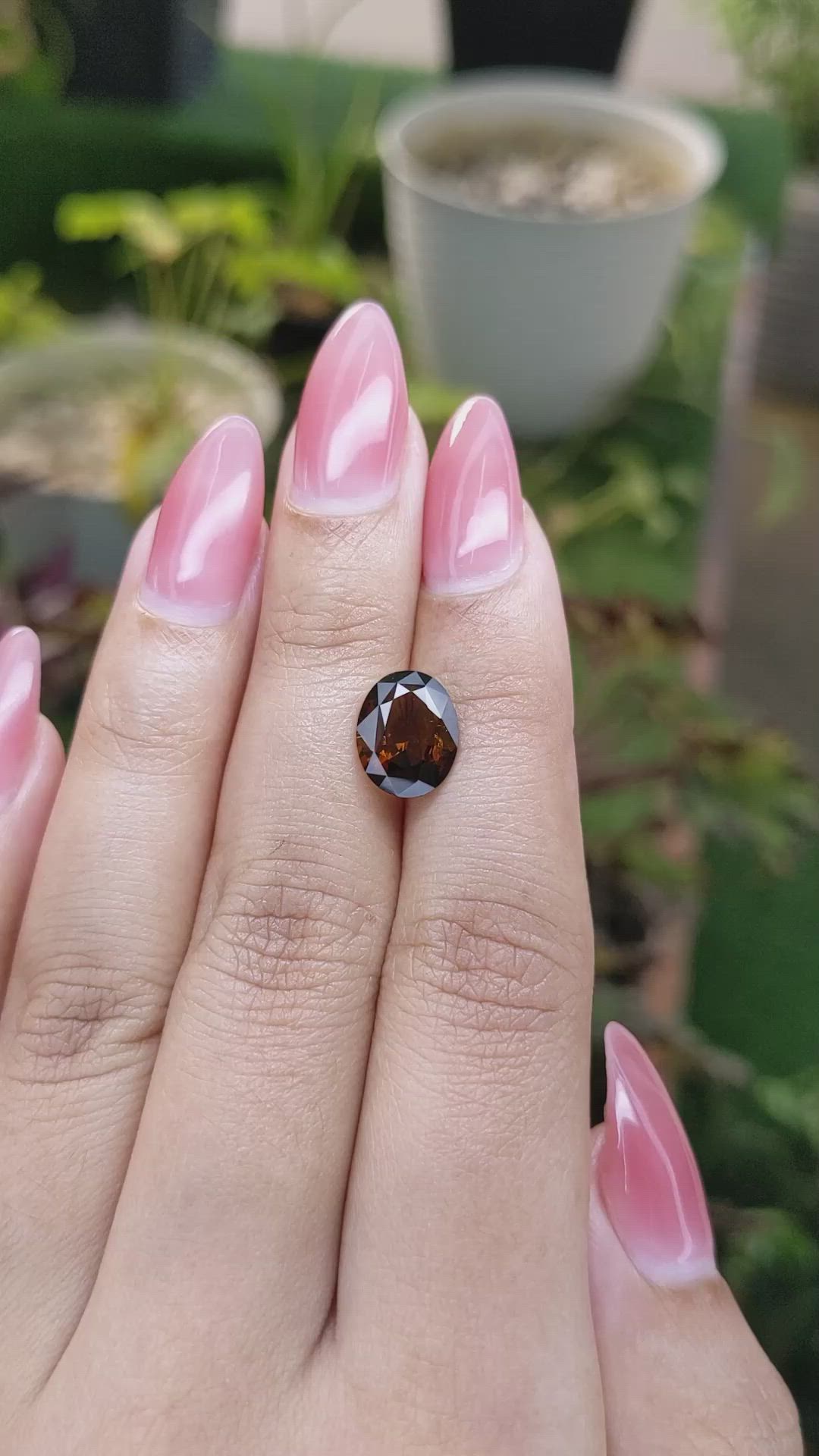 2.71 Ct. Tourmaline from Ceylon (Sri Lanka) Size Video