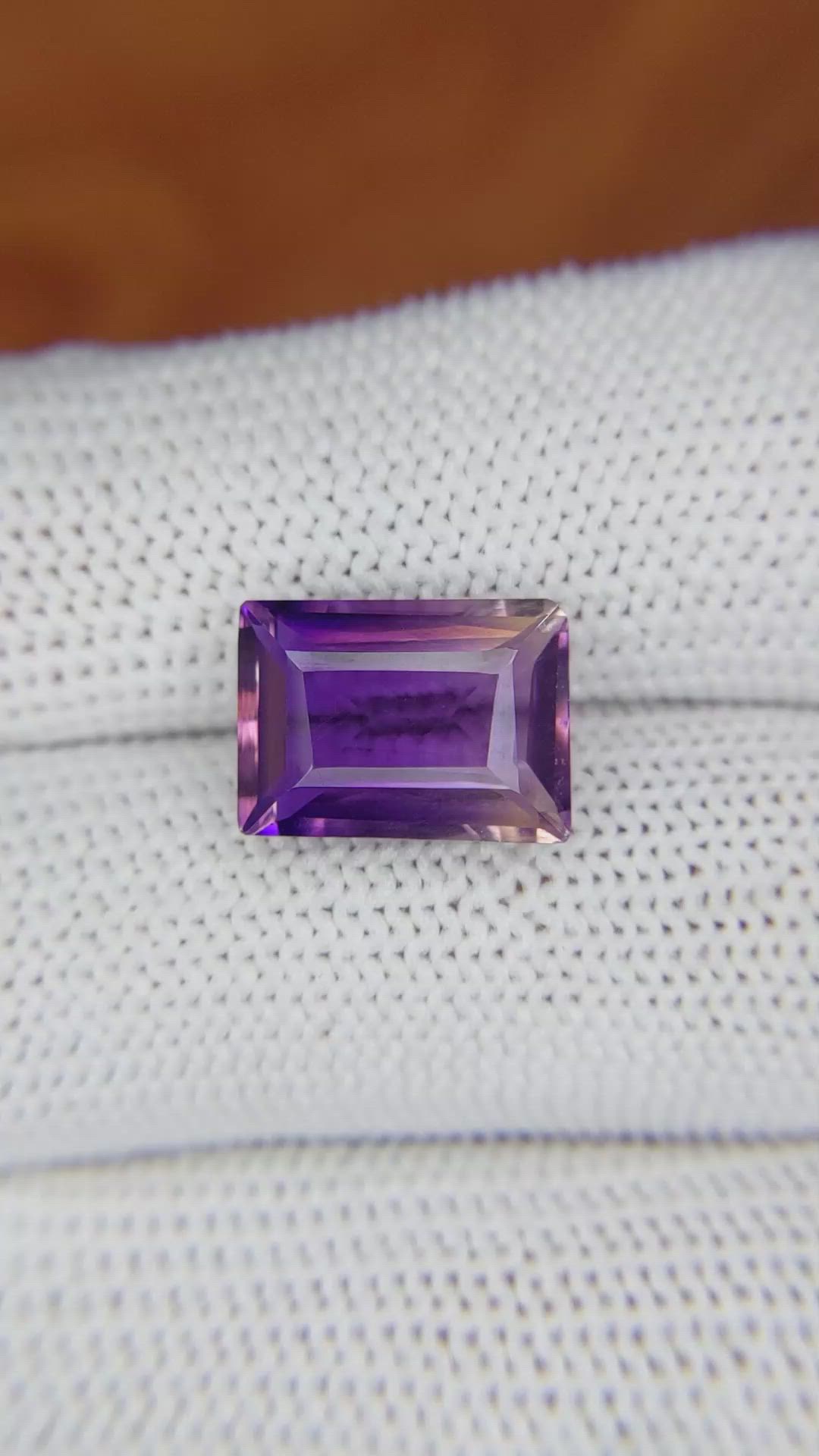 5.03 Ct. Ametrine from Ceylon (Sri Lanka) Size Video