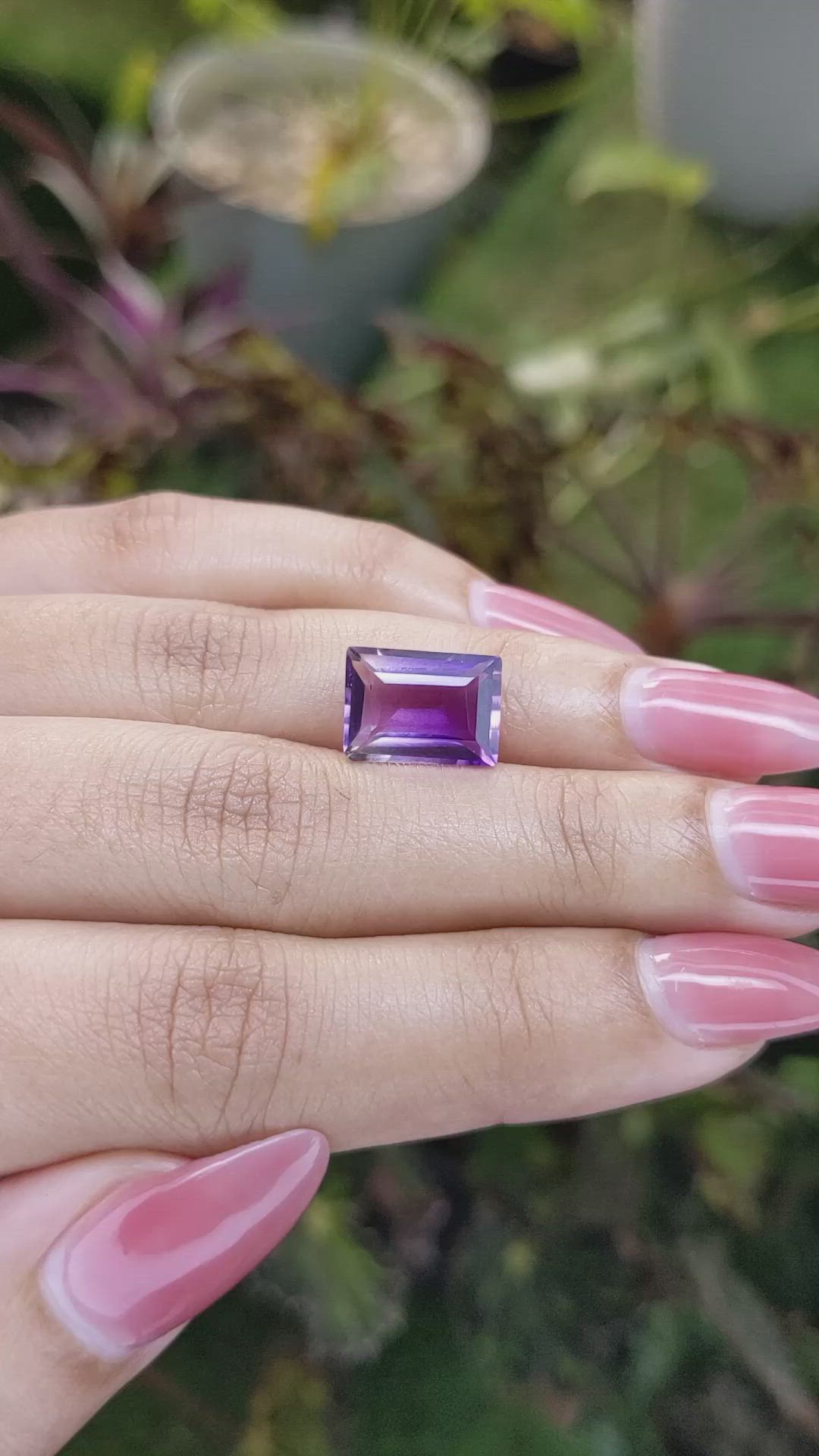 5.03 Ct. Ametrine from Ceylon (Sri Lanka) Size Video