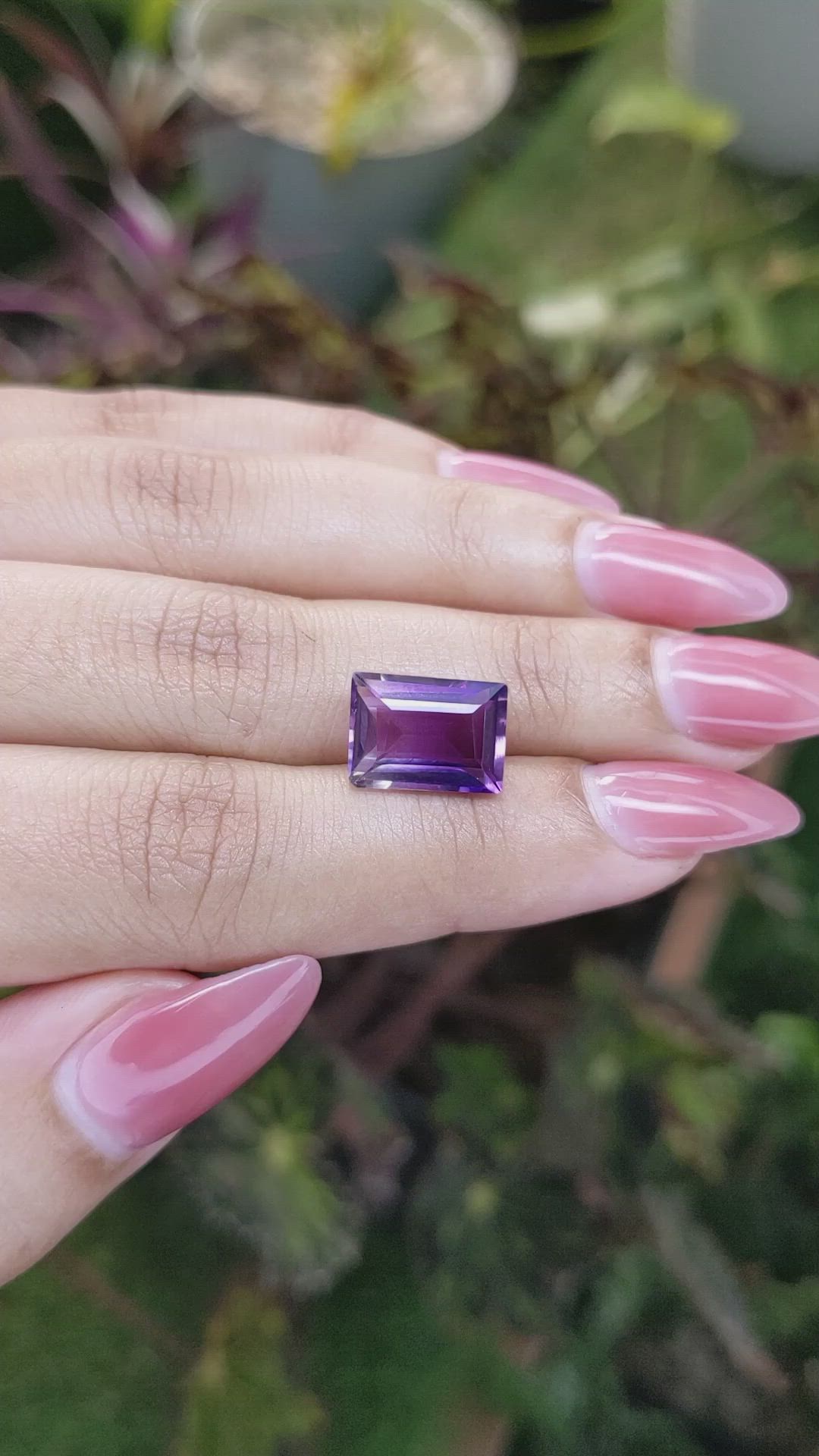 5.03 Ct. Ametrine from Ceylon (Sri Lanka) Size Video