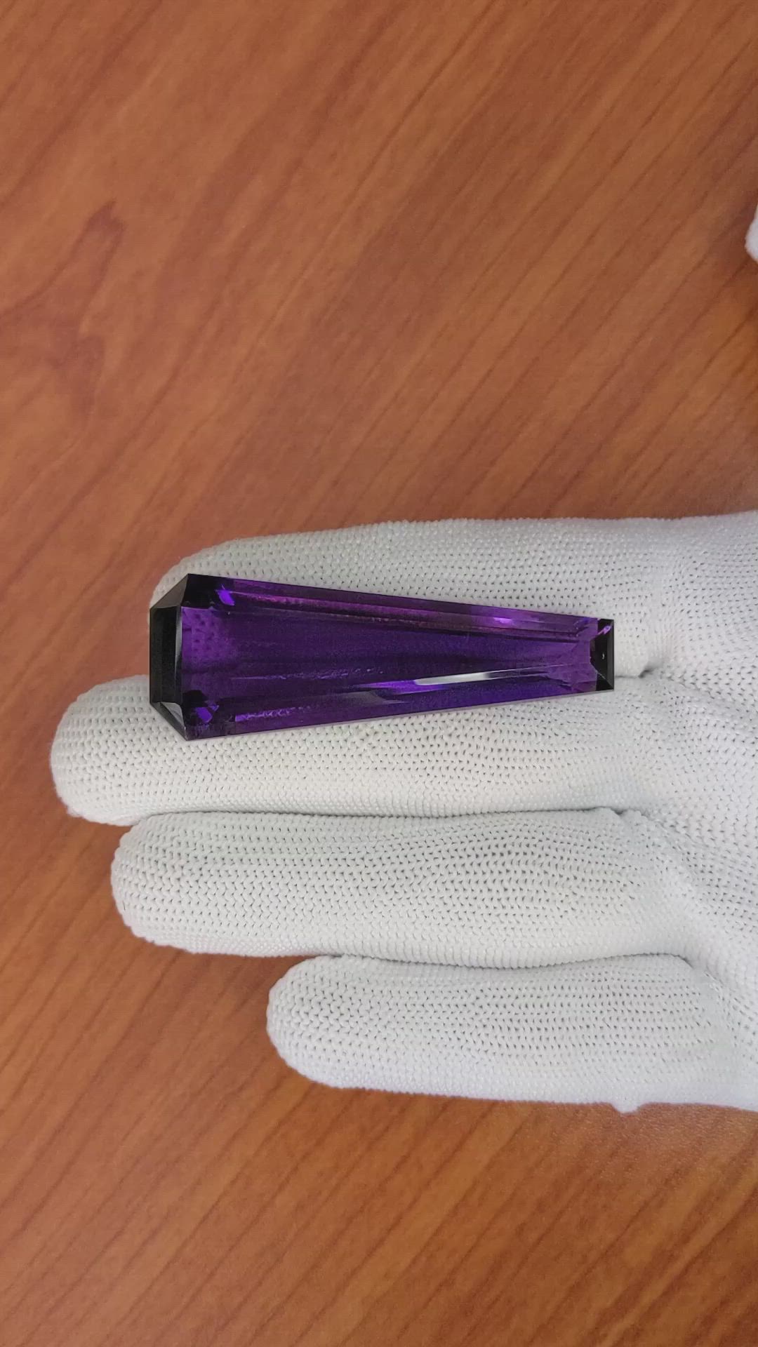69.51 Ct. Amethyst from Ceylon (Sri Lanka) Size Video