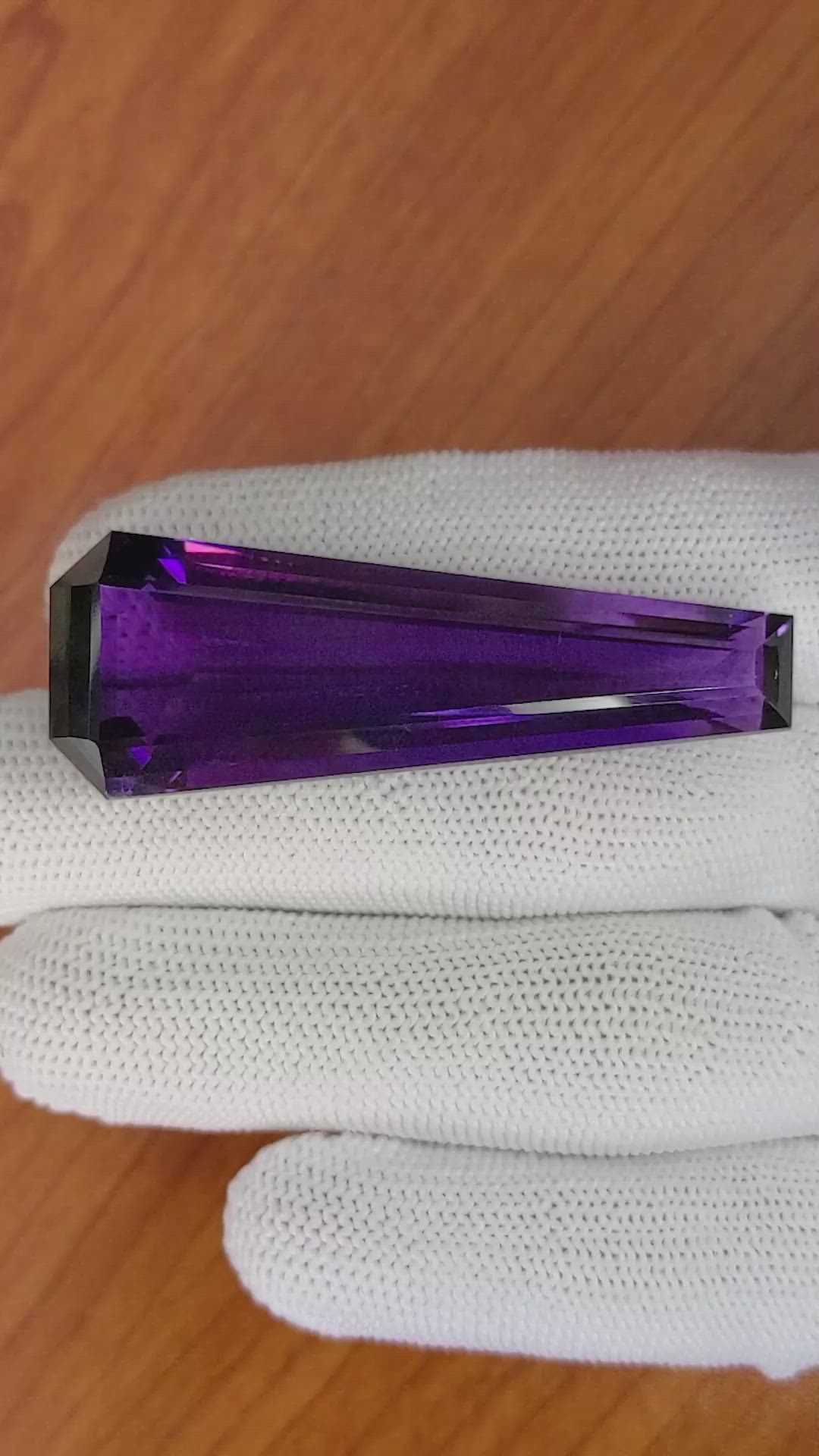 69.51 Ct. Amethyst from Ceylon (Sri Lanka) Size Video