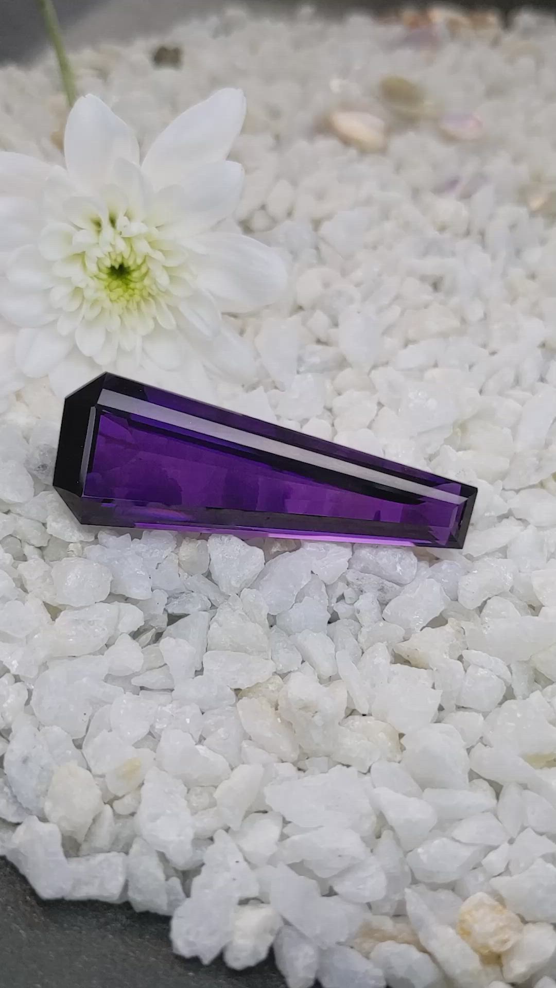 69.51 Ct. Amethyst from Ceylon (Sri Lanka) Size Video