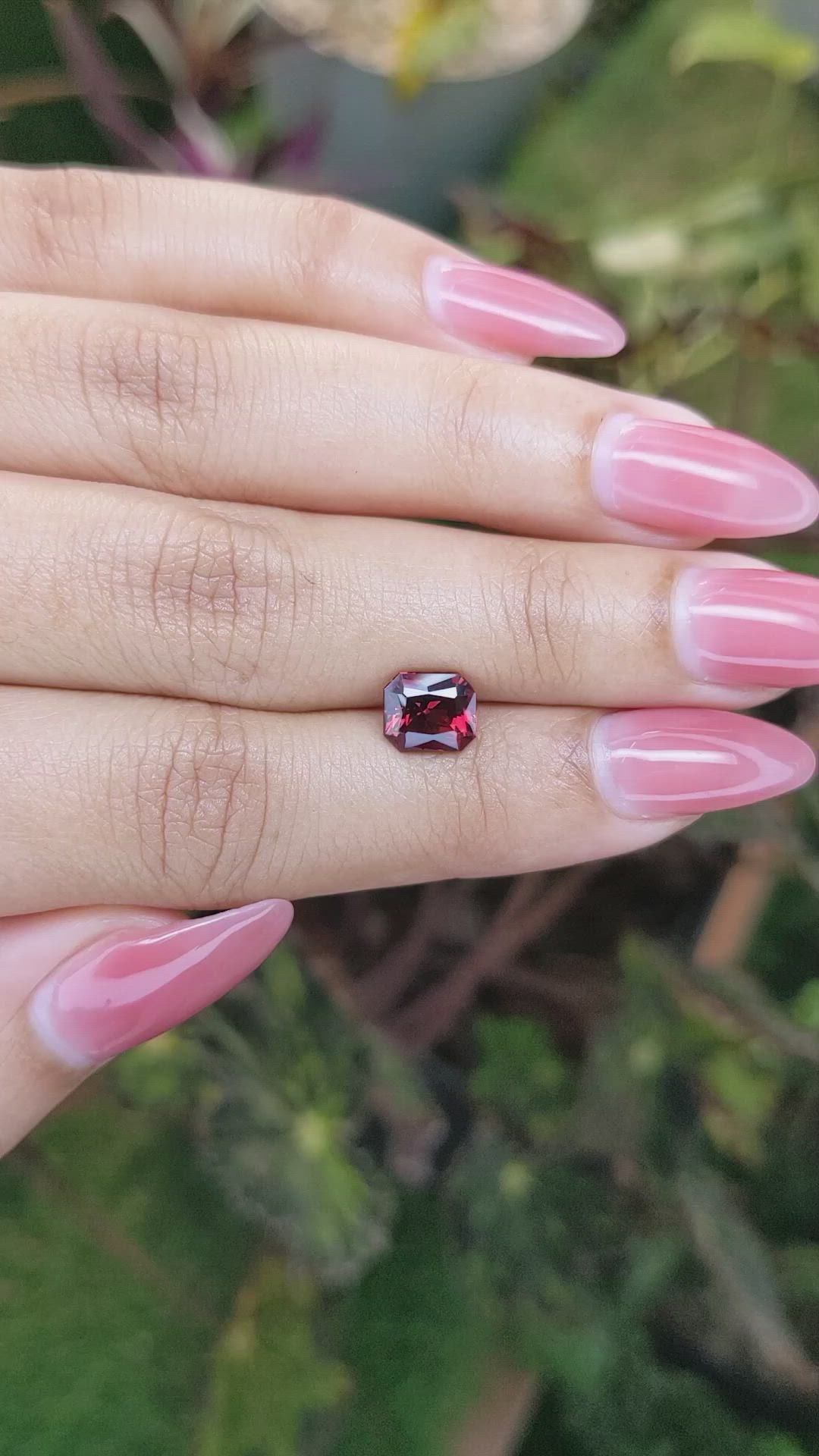 1.98 Ct. Rhodolite Garnet from Ceylon (Sri Lanka) Size Video