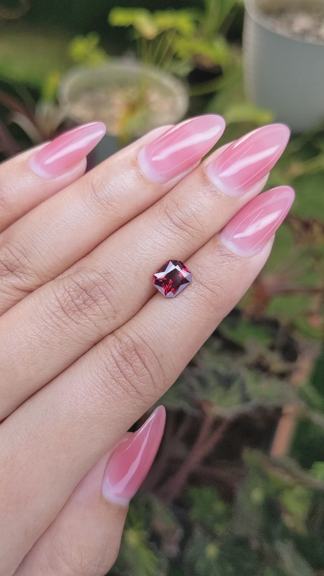 1.98 Ct. Rhodolite Garnet from Ceylon (Sri Lanka) Size Video