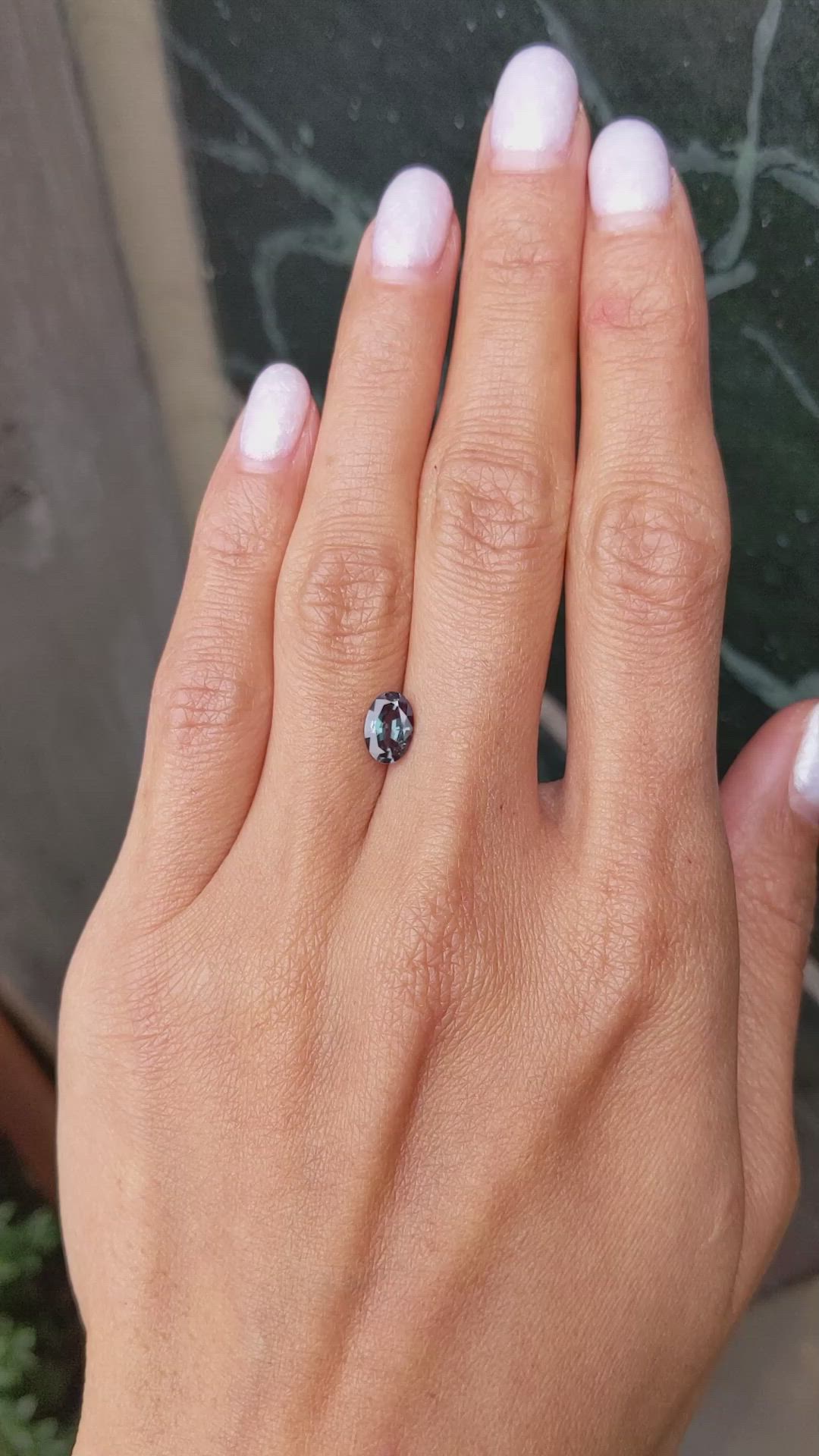 1.00 Ct. Alexandrite from Brazil Size Video