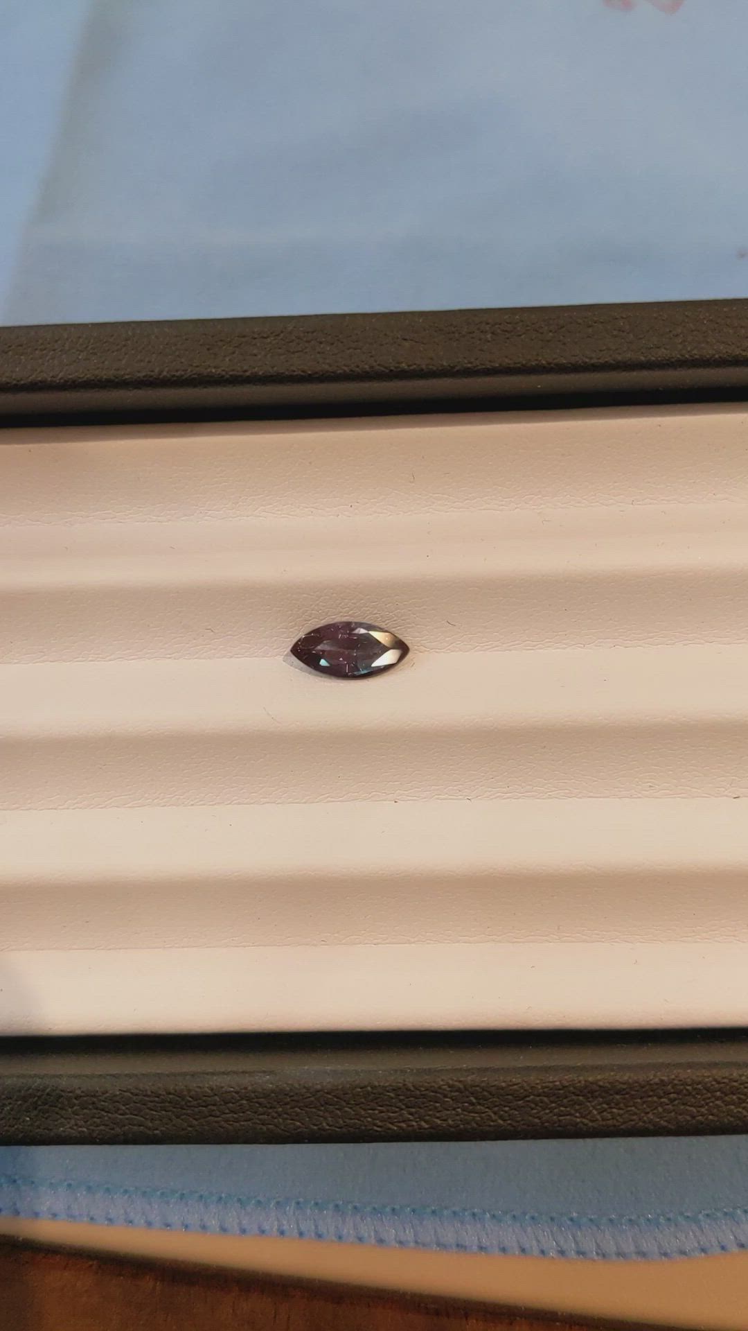 1.04 Ct. Alexandrite from Brazil Size Video