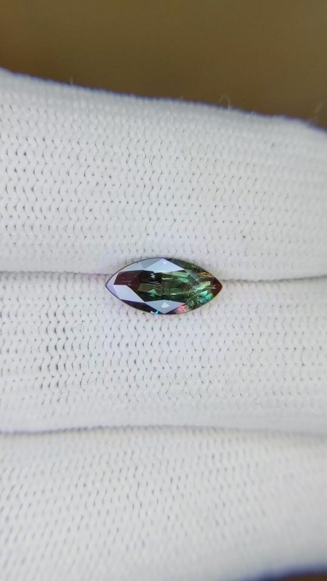 1.04 Ct. Alexandrite from Brazil Size Video