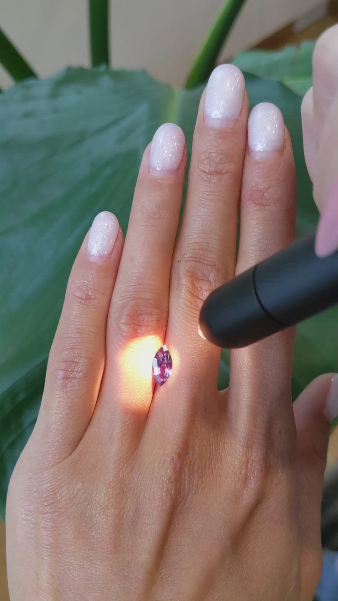 1.04 Ct. Alexandrite from Brazil Size Video