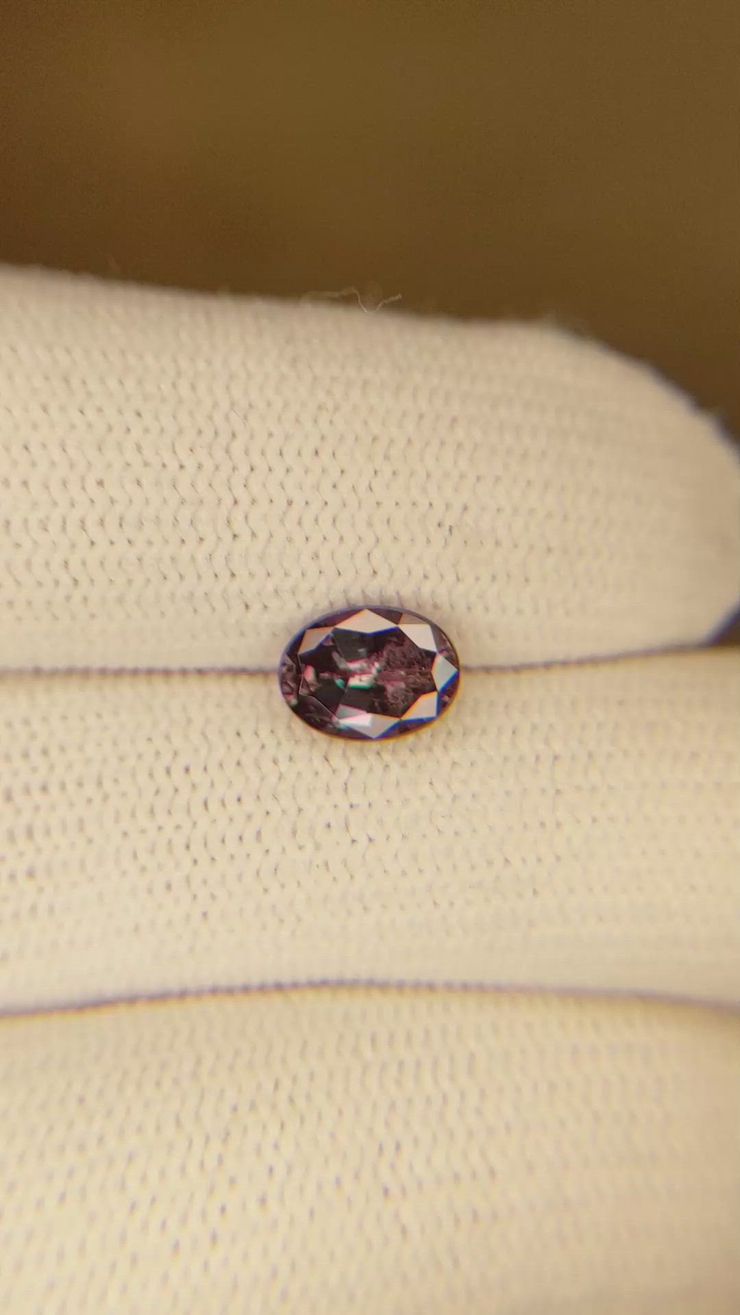 1.17 Ct. Alexandrite from Brazil Size Video