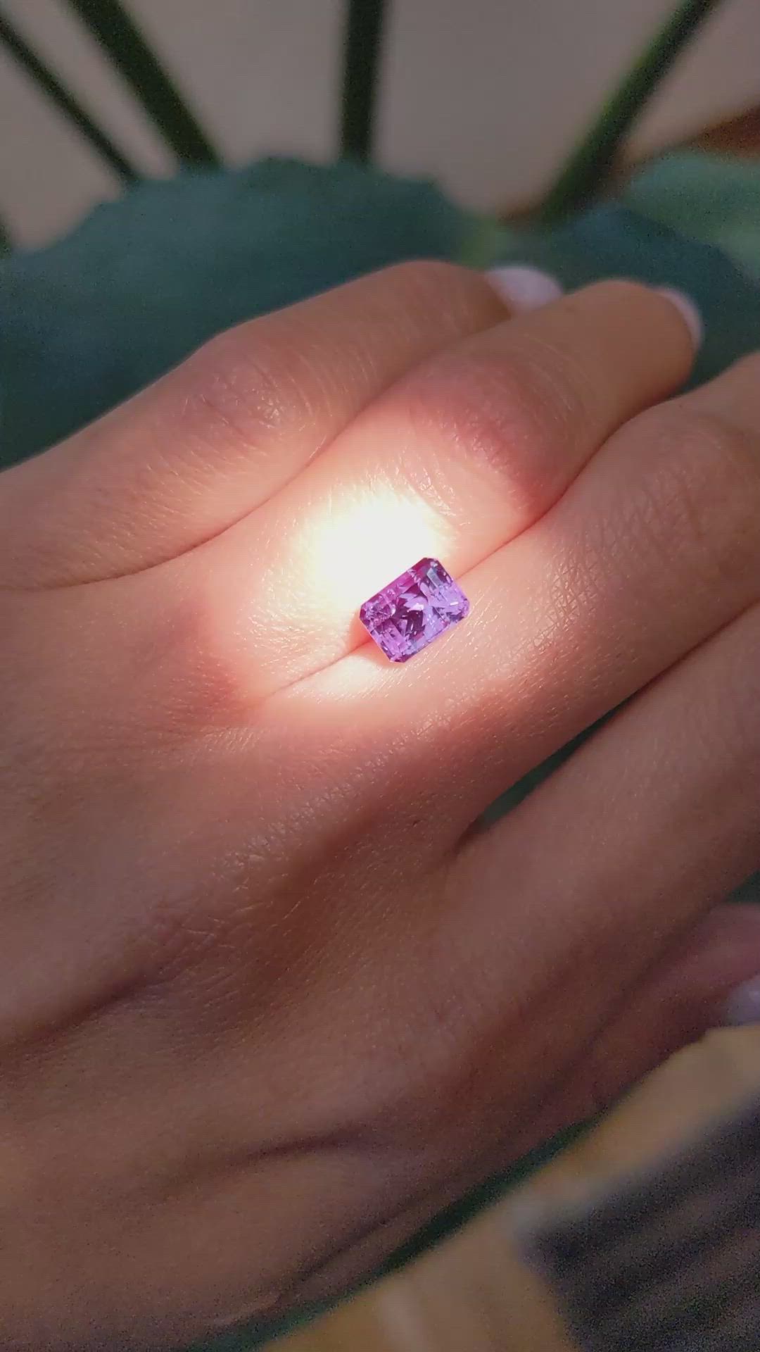 1.81 Ct. Alexandrite from Brazil Size Video