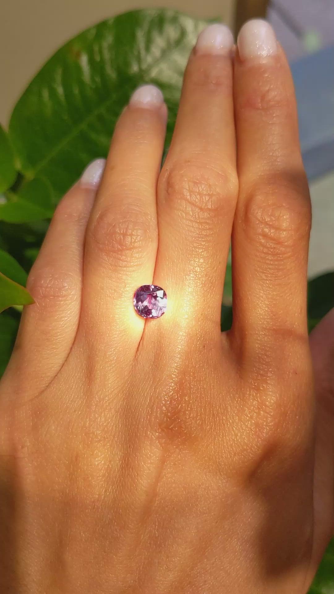 2.15 Ct. Alexandrite from Brazil Size Video