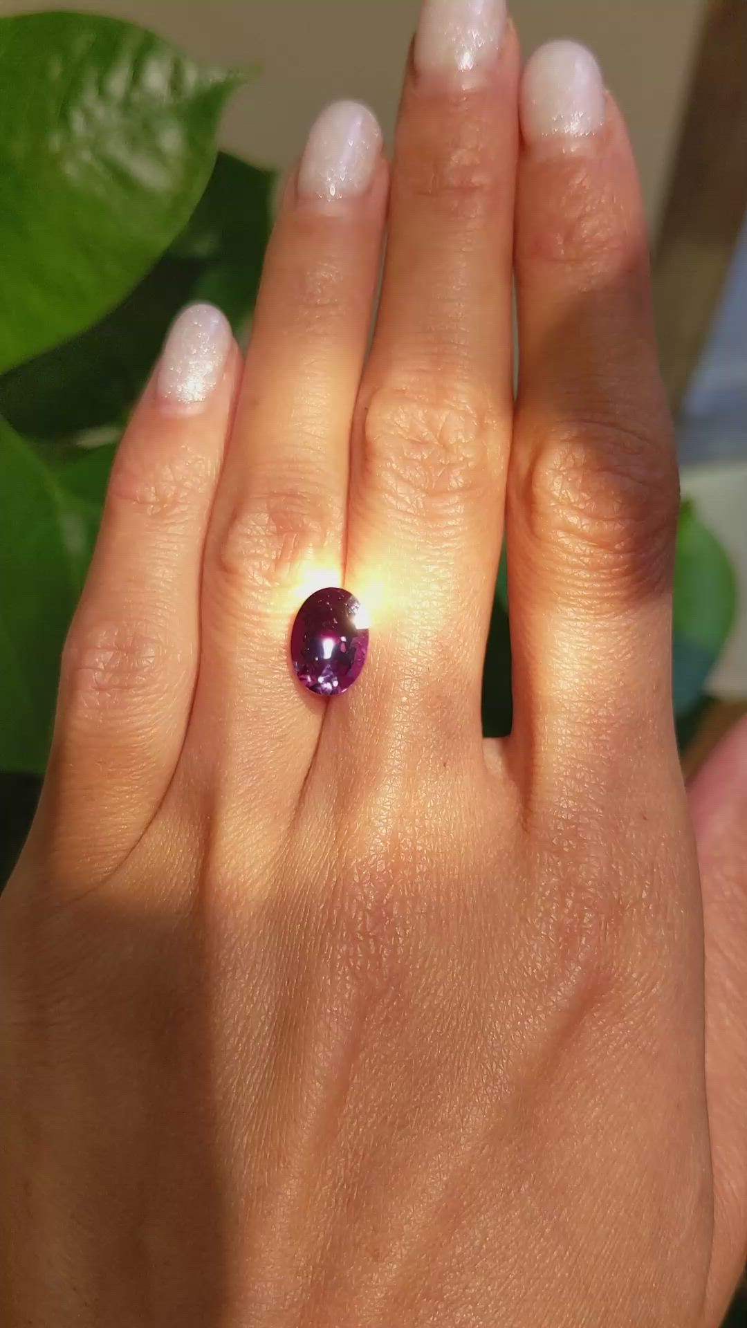3.18 Ct. Alexandrite from Brazil Size Video