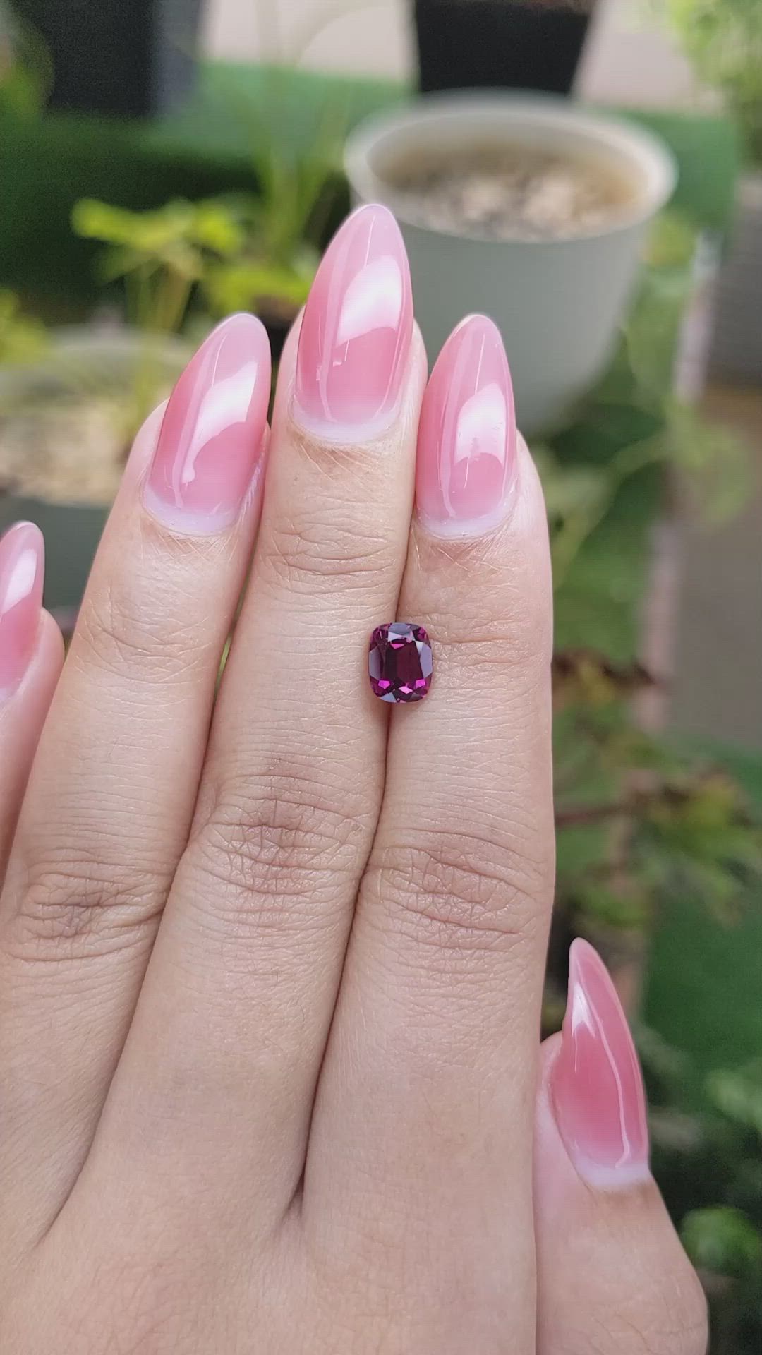 1.38 Ct. Spinel from Ceylon (Sri Lanka) Size Video