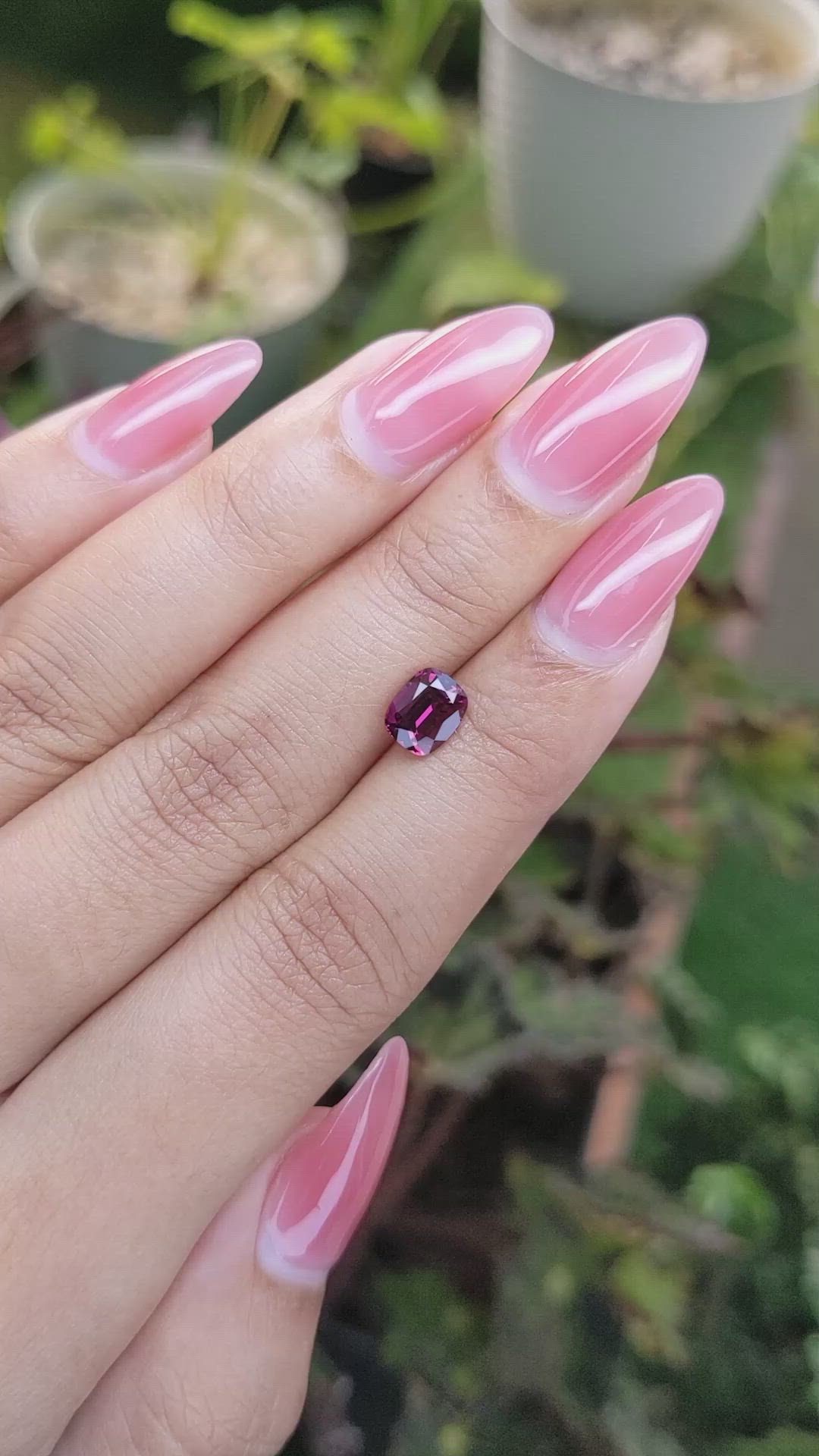 1.38 Ct. Spinel from Ceylon (Sri Lanka) Size Video