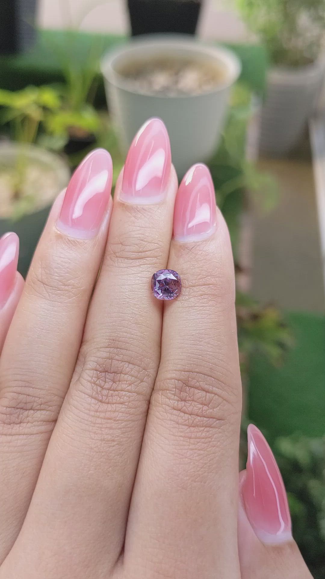 1.31 Ct. Spinel from Ceylon (Sri Lanka) Size Video