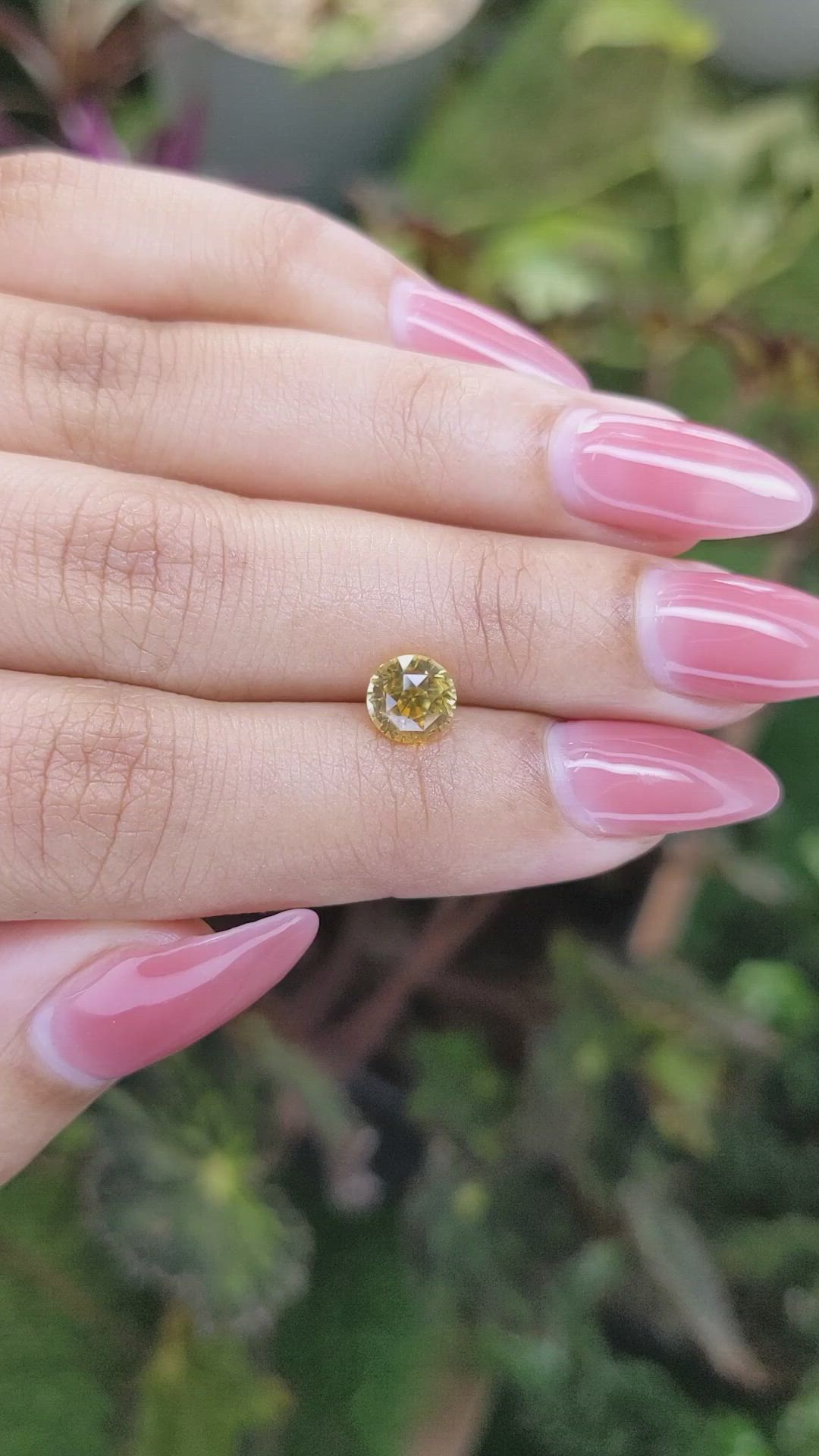 1.88 Ct. Zircon from Ceylon (Sri Lanka) Size Video