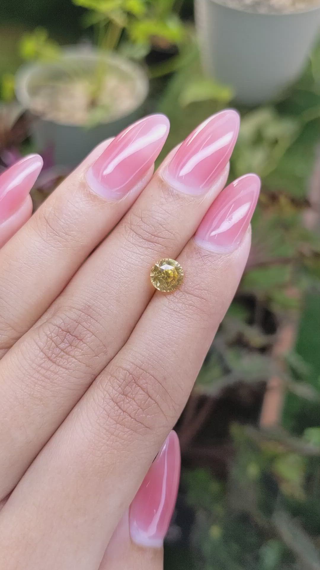 1.88 Ct. Zircon from Ceylon (Sri Lanka) Size Video