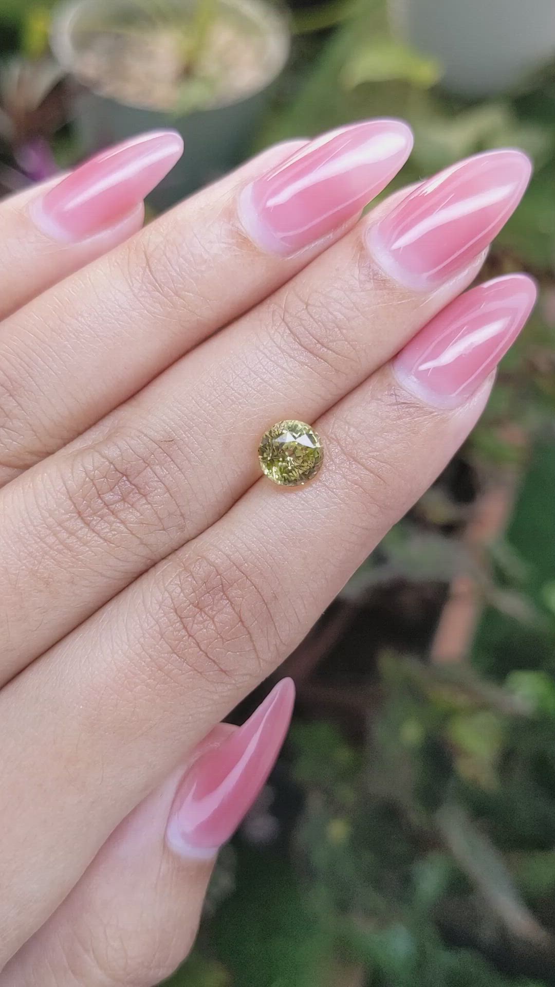 2.06 Ct. Chrysoberyl from Ceylon (Sri Lanka) Size Video