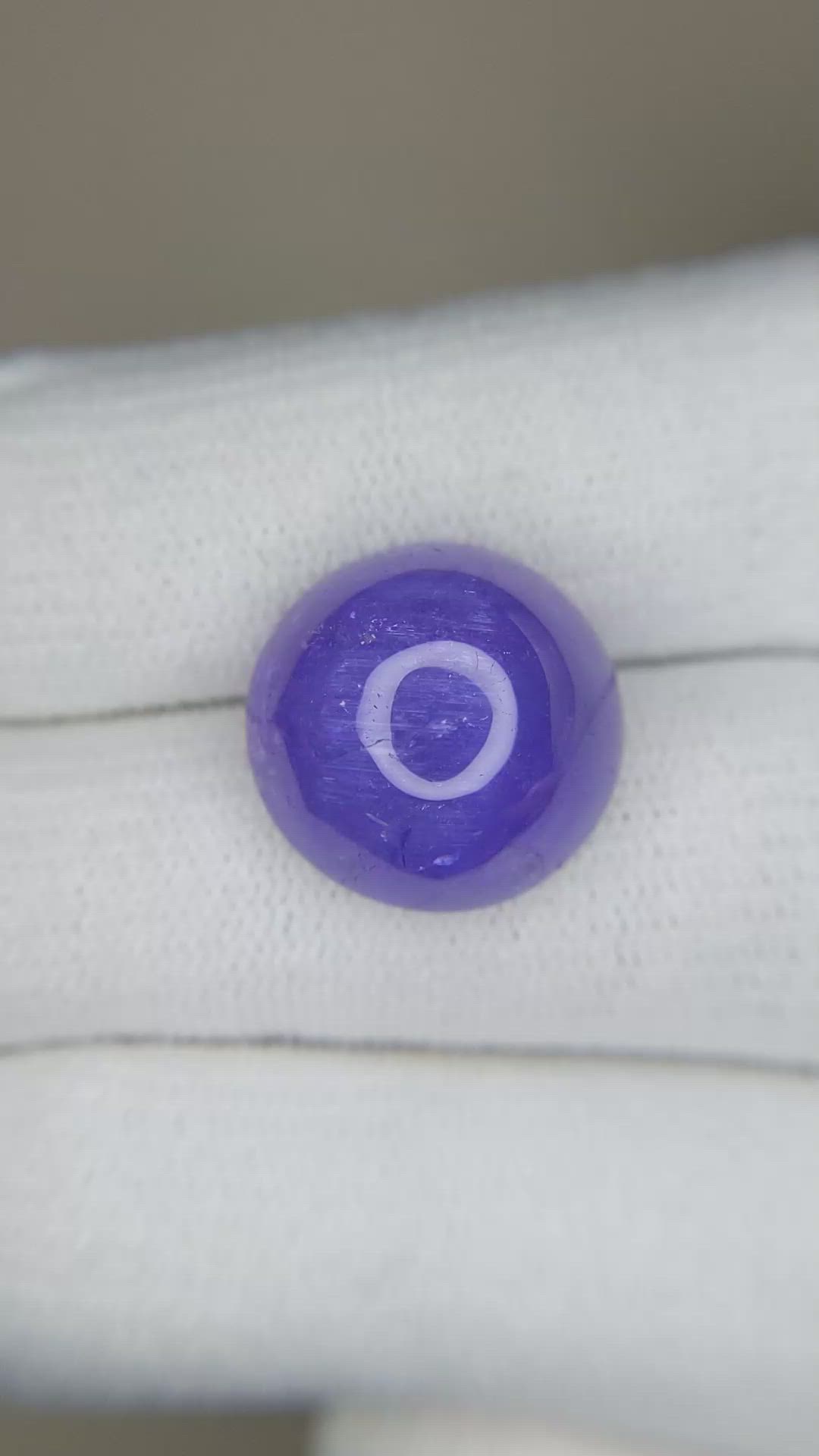 13.62 Ct. Cabochon Tanzanite from Tanzania Size Video