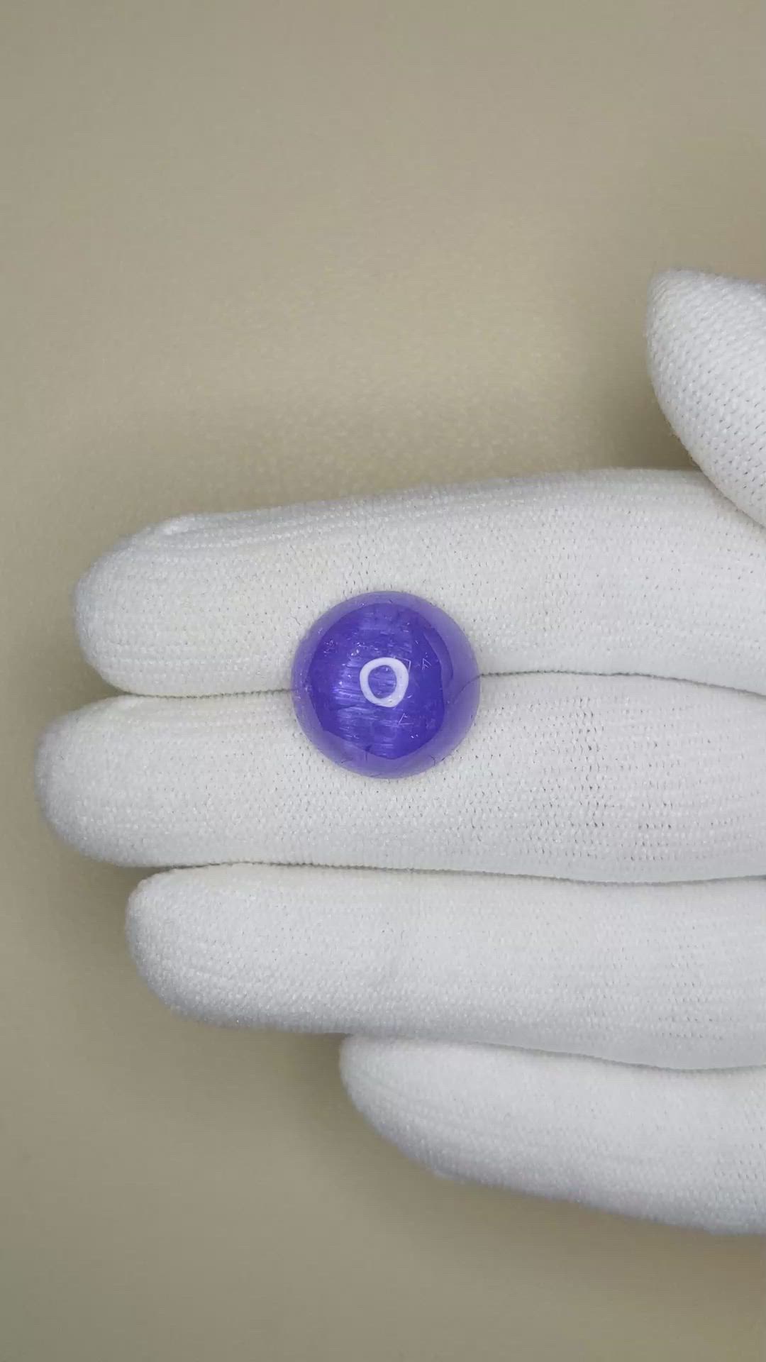 13.62 Ct. Cabochon Tanzanite from Tanzania Size Video