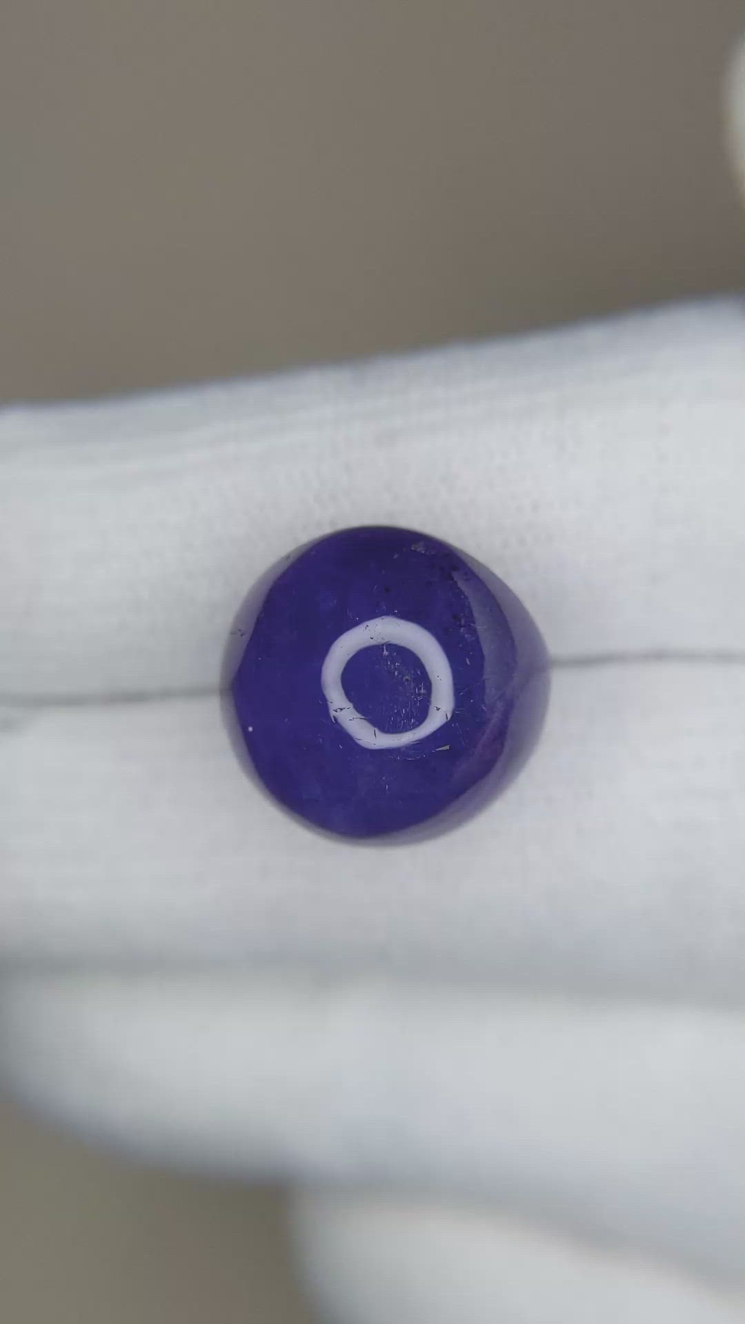 22.80 Ct. Cabochon Tanzanite from Tanzania Size Video