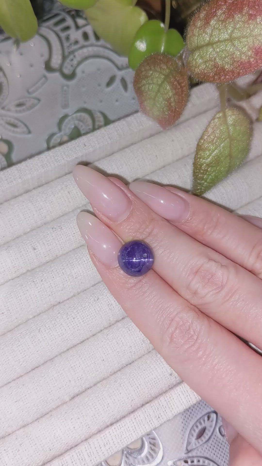 12.11 Ct. Cabochon Tanzanite from Tanzania Size Video