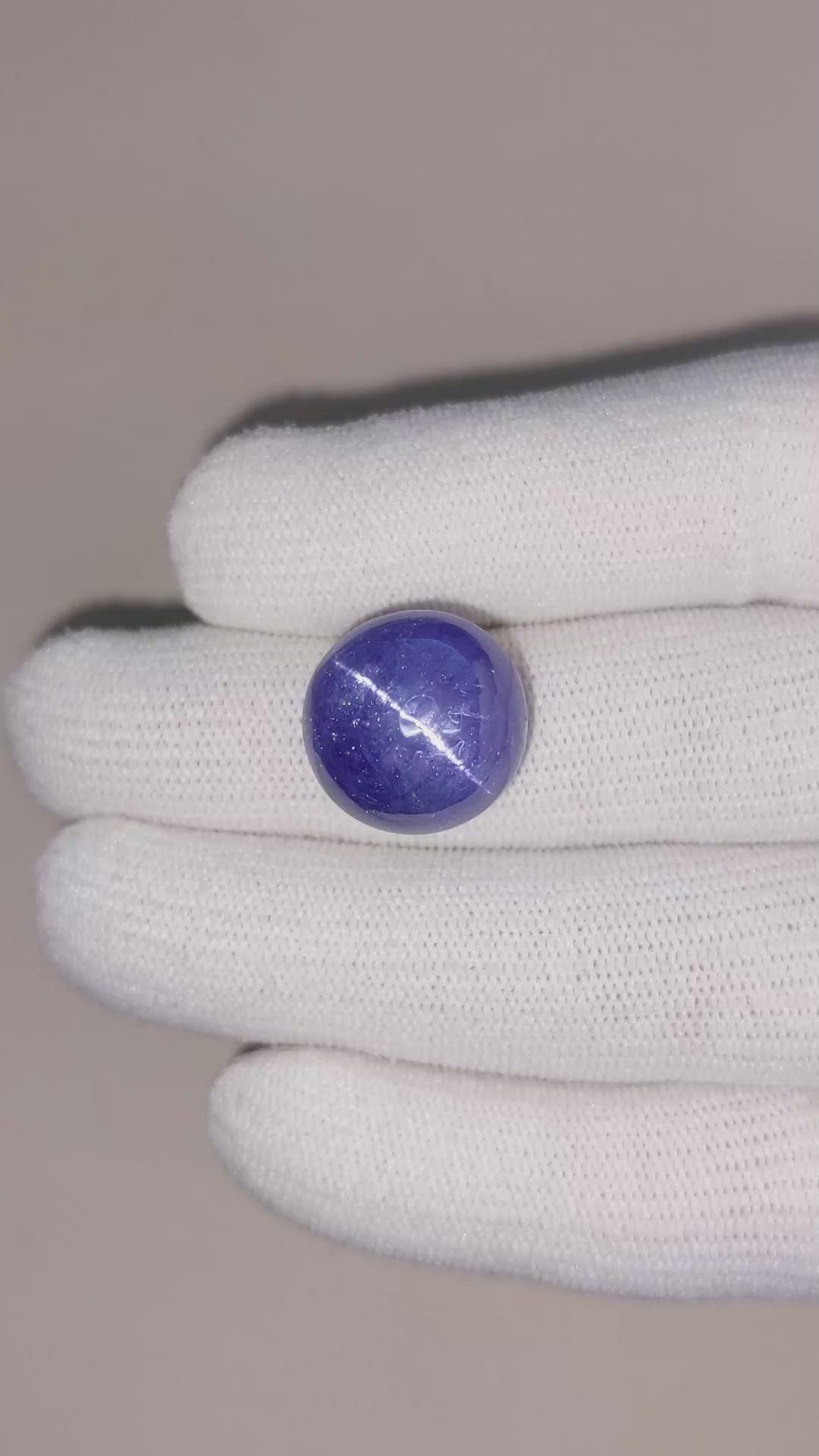29.26 Ct. Cabochon Tanzanite from Tanzania Size Video