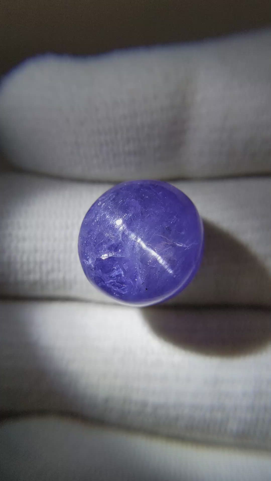 29.26 Ct. Cabochon Tanzanite from Tanzania Size Video