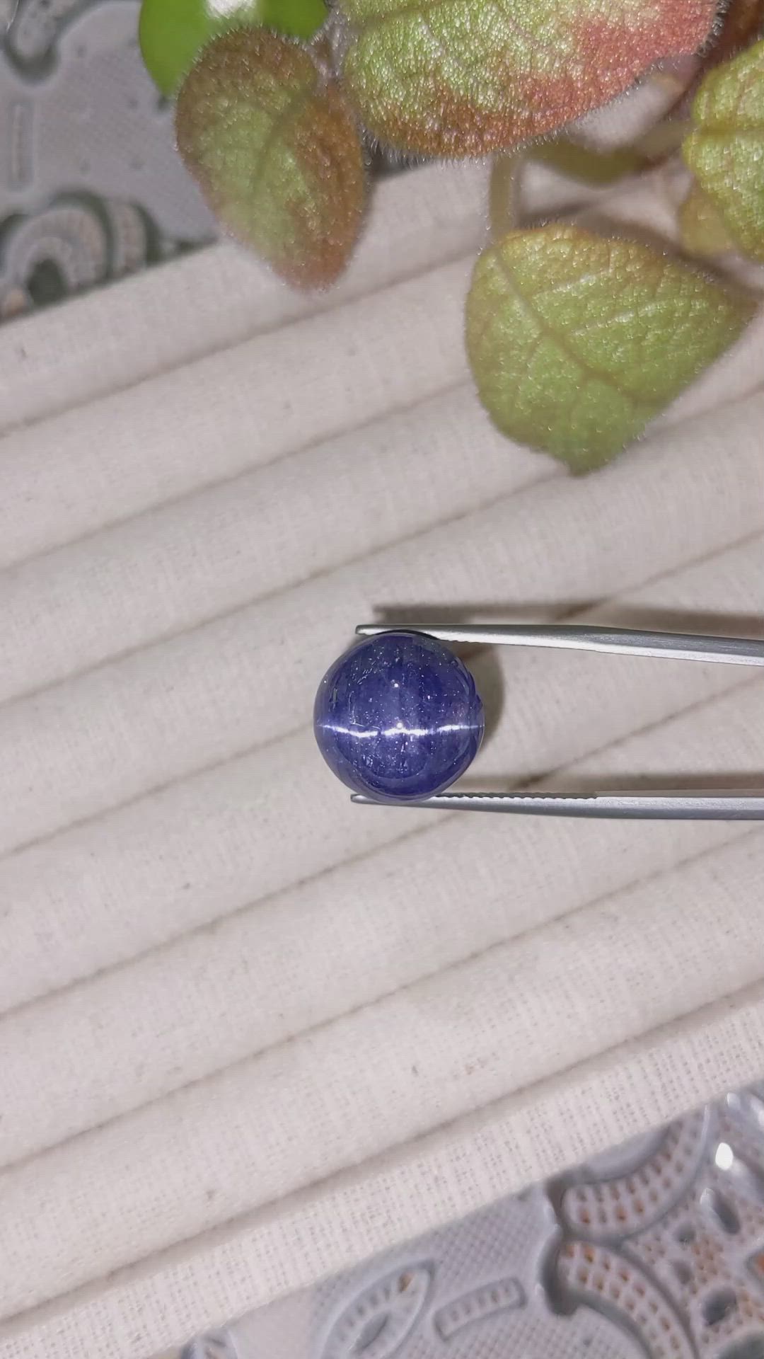 23.69 Ct. Cabochon Tanzanite from Tanzania Size Video