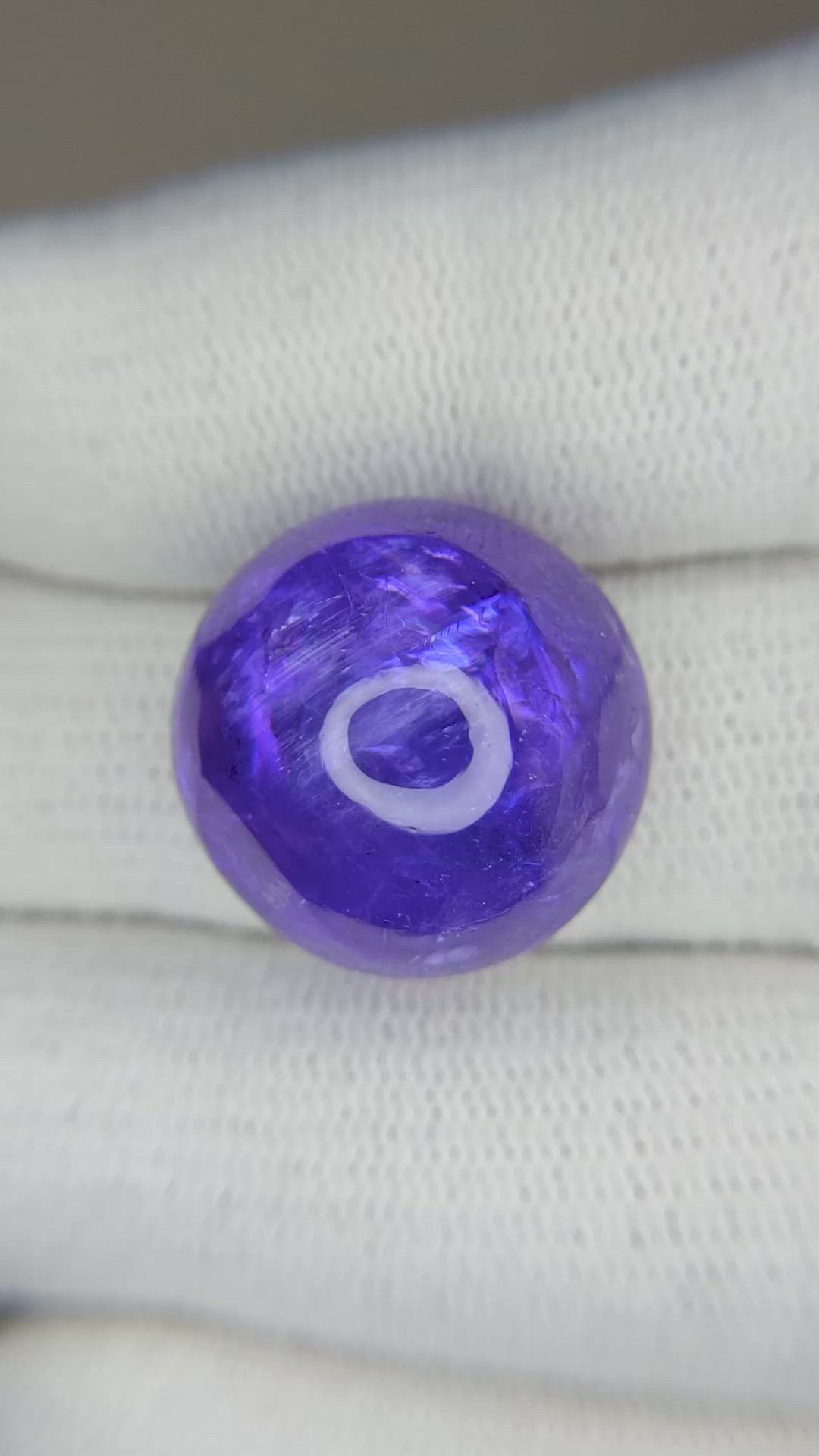 36.89 Ct. Cabochon Tanzanite from Tanzania Size Video