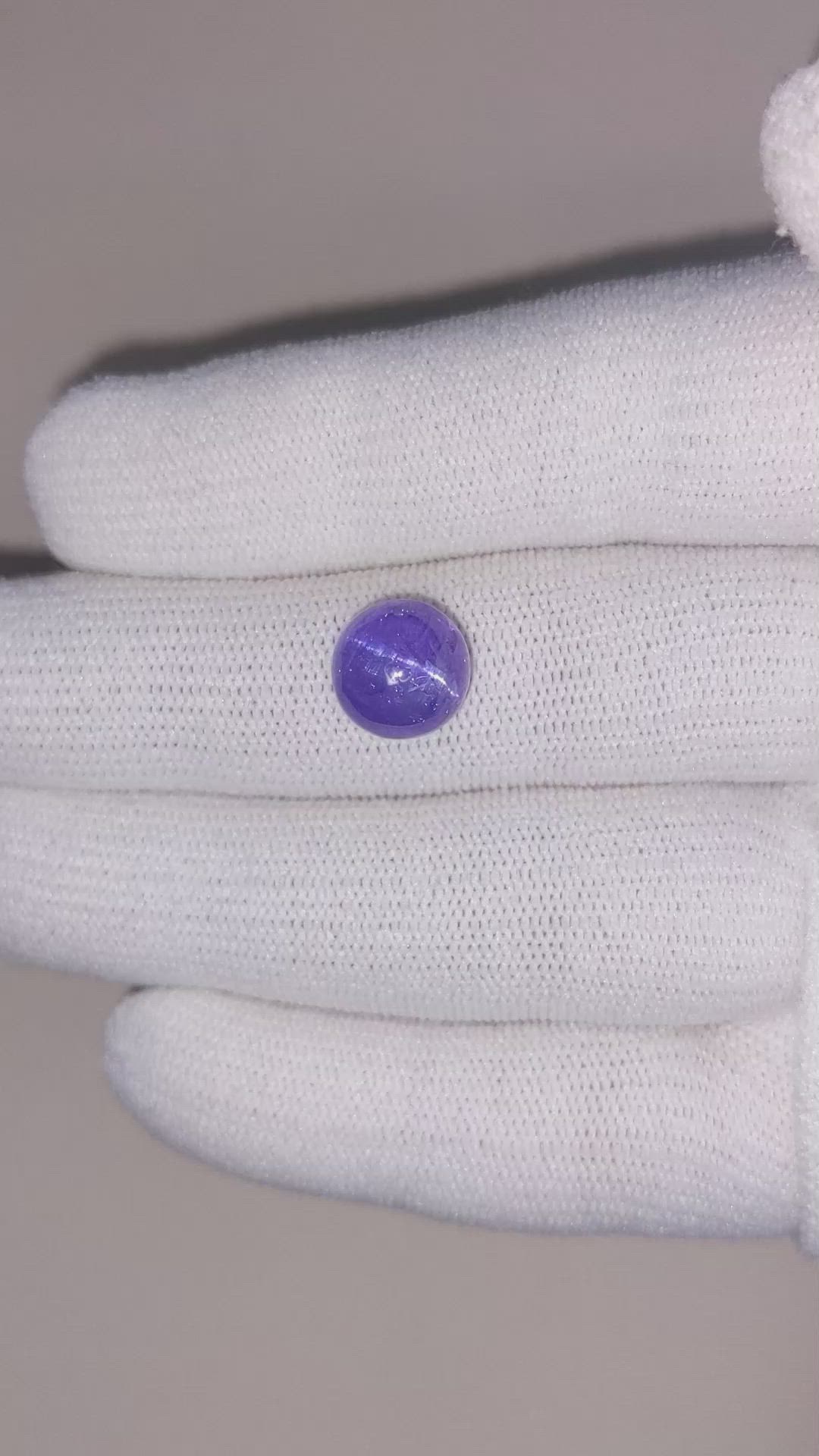 6.46 Ct. Cabochon Tanzanite from Tanzania Size Video