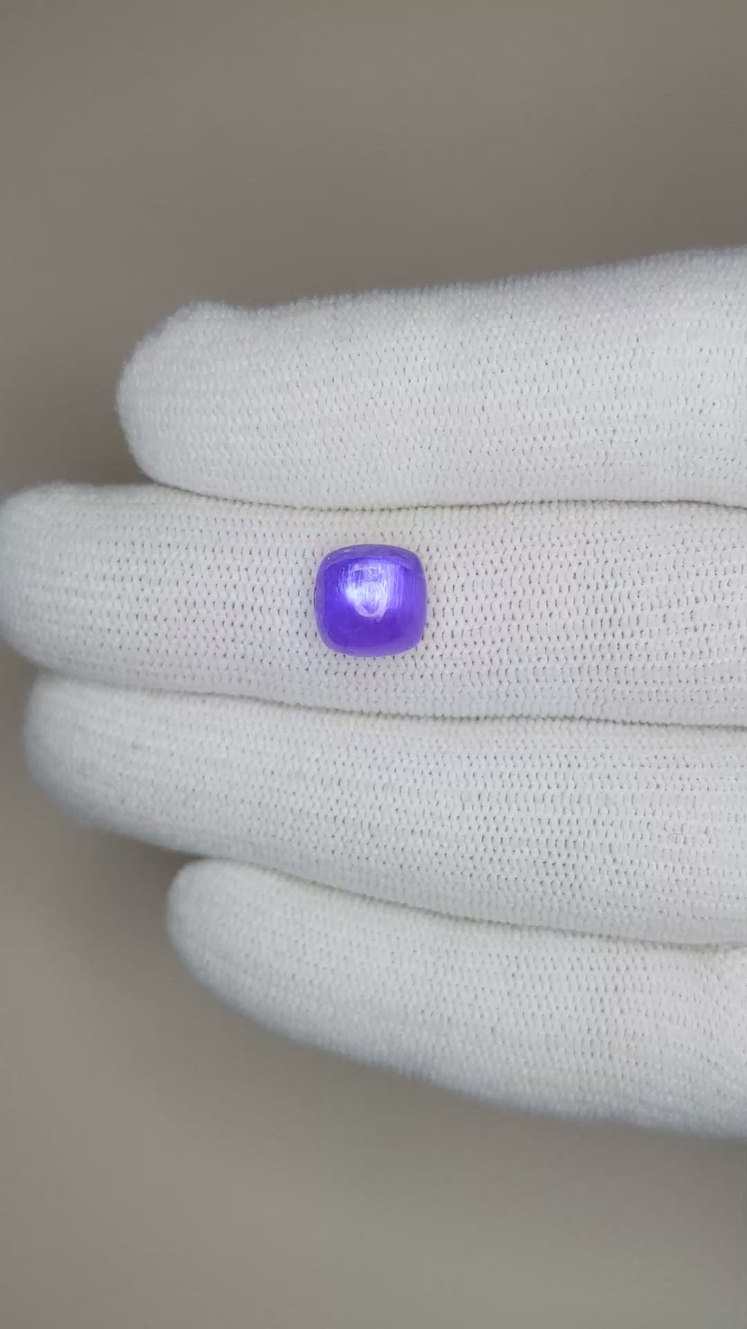 3.60 Ct. Cabochon Tanzanite from Tanzania Size Video