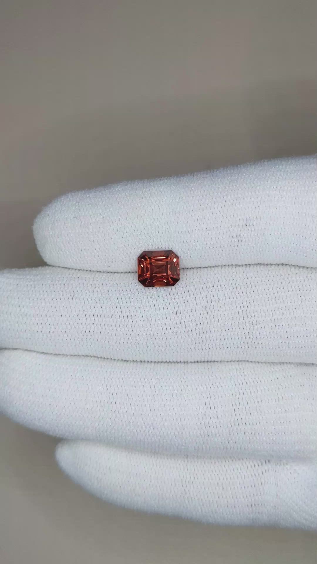 2.22 Ct. Spessartite Garnet from Madagascar Size Video